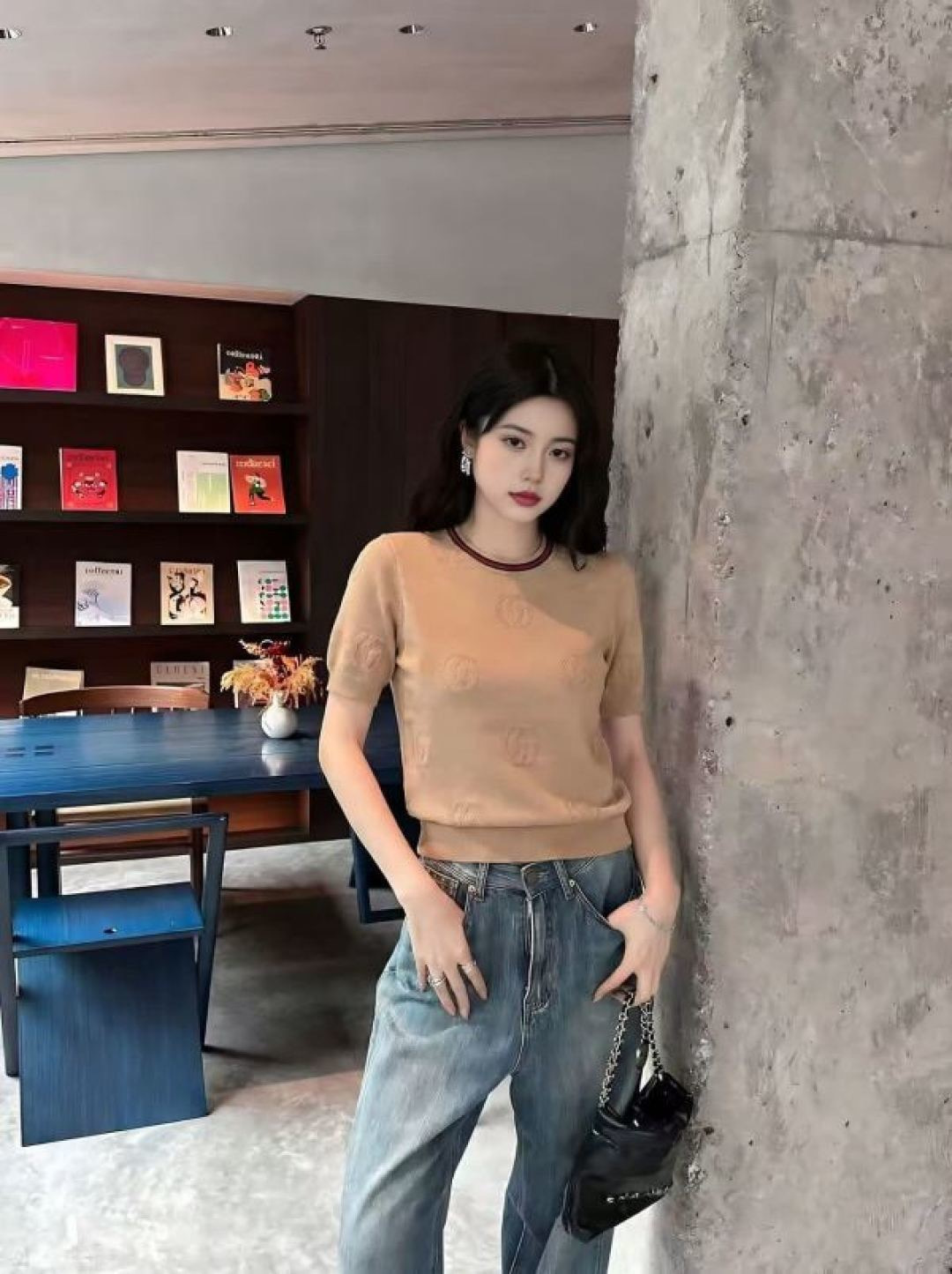 Guc 26ss jacquard sweater