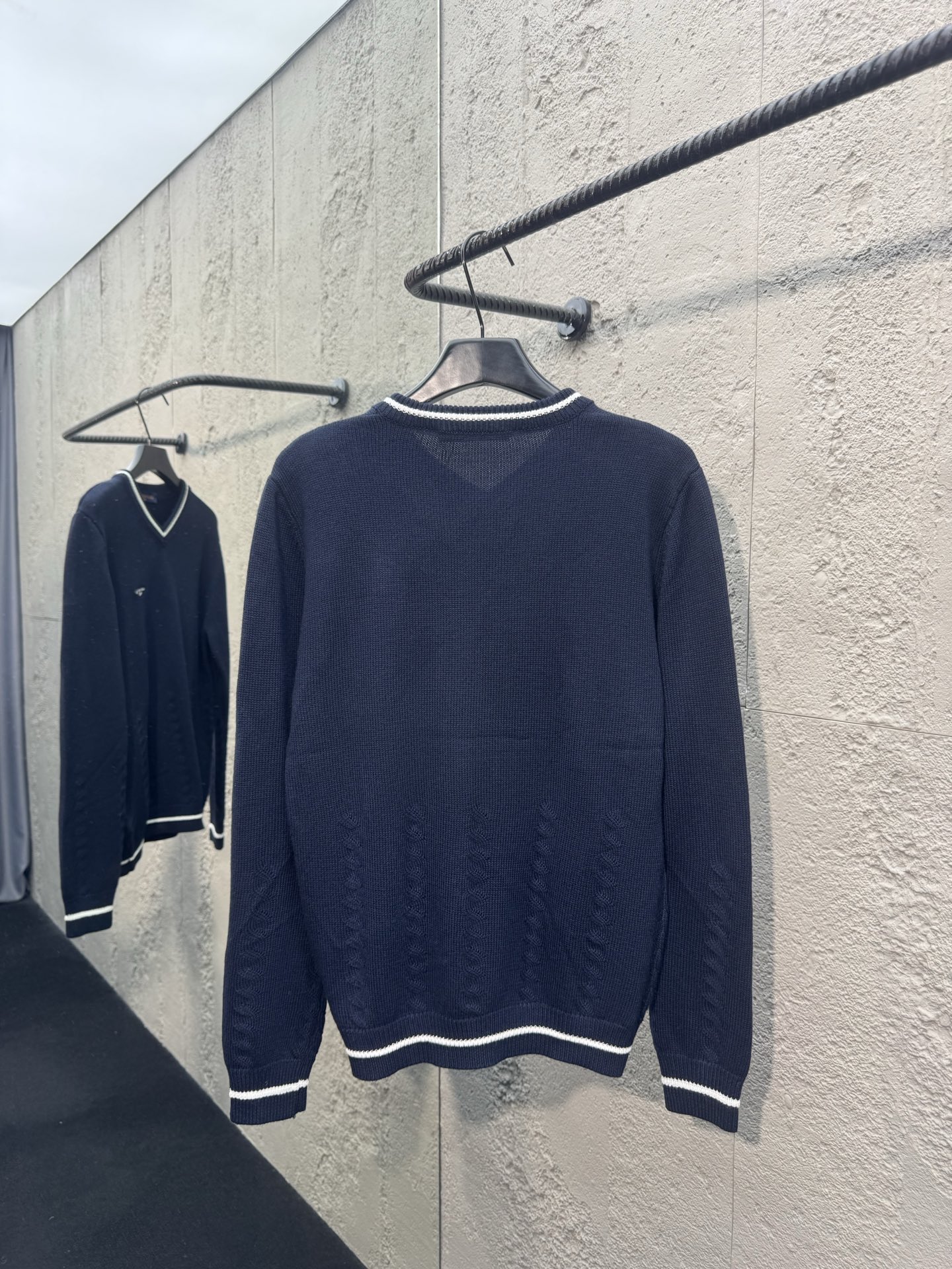 Louis embroidered knit sweater
