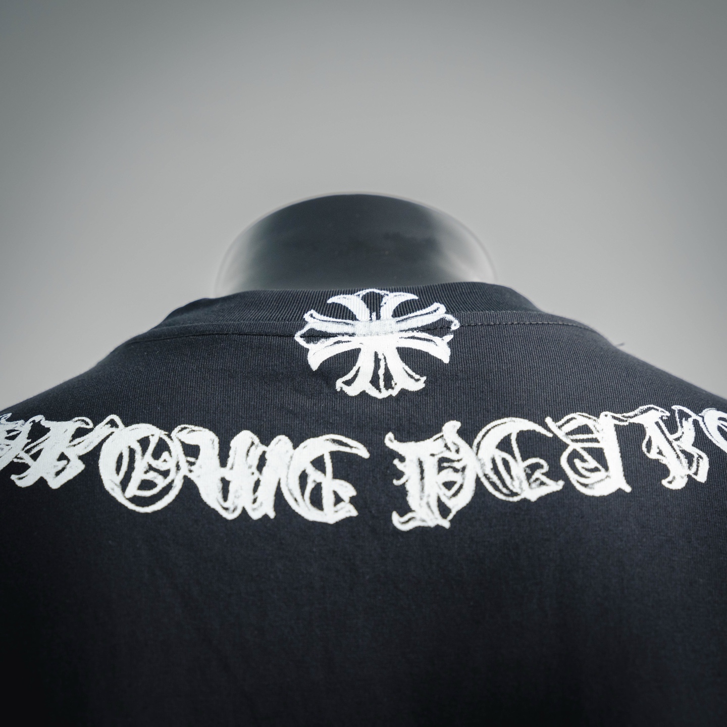Chrome gothic letter print t-shirt