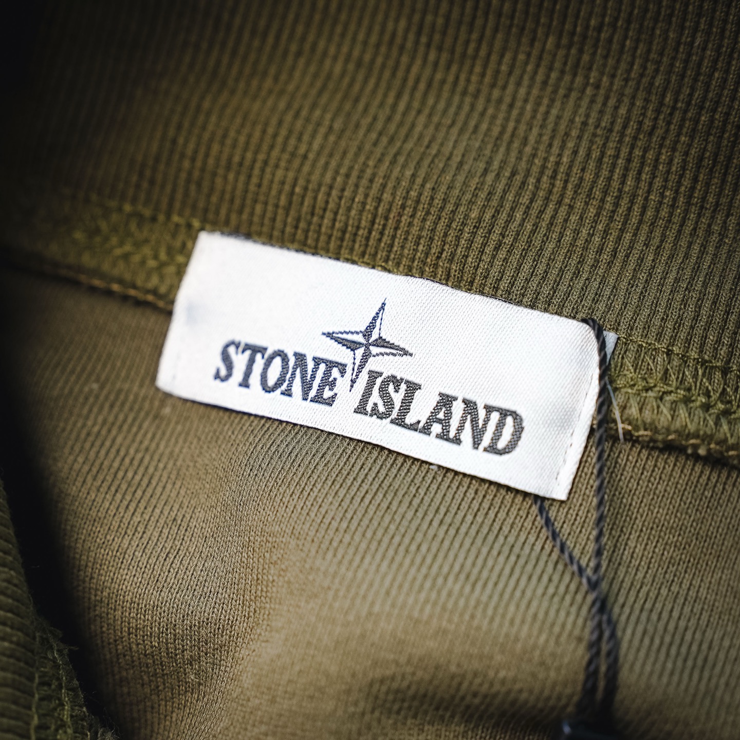 Stone zip-up sweatshirt
