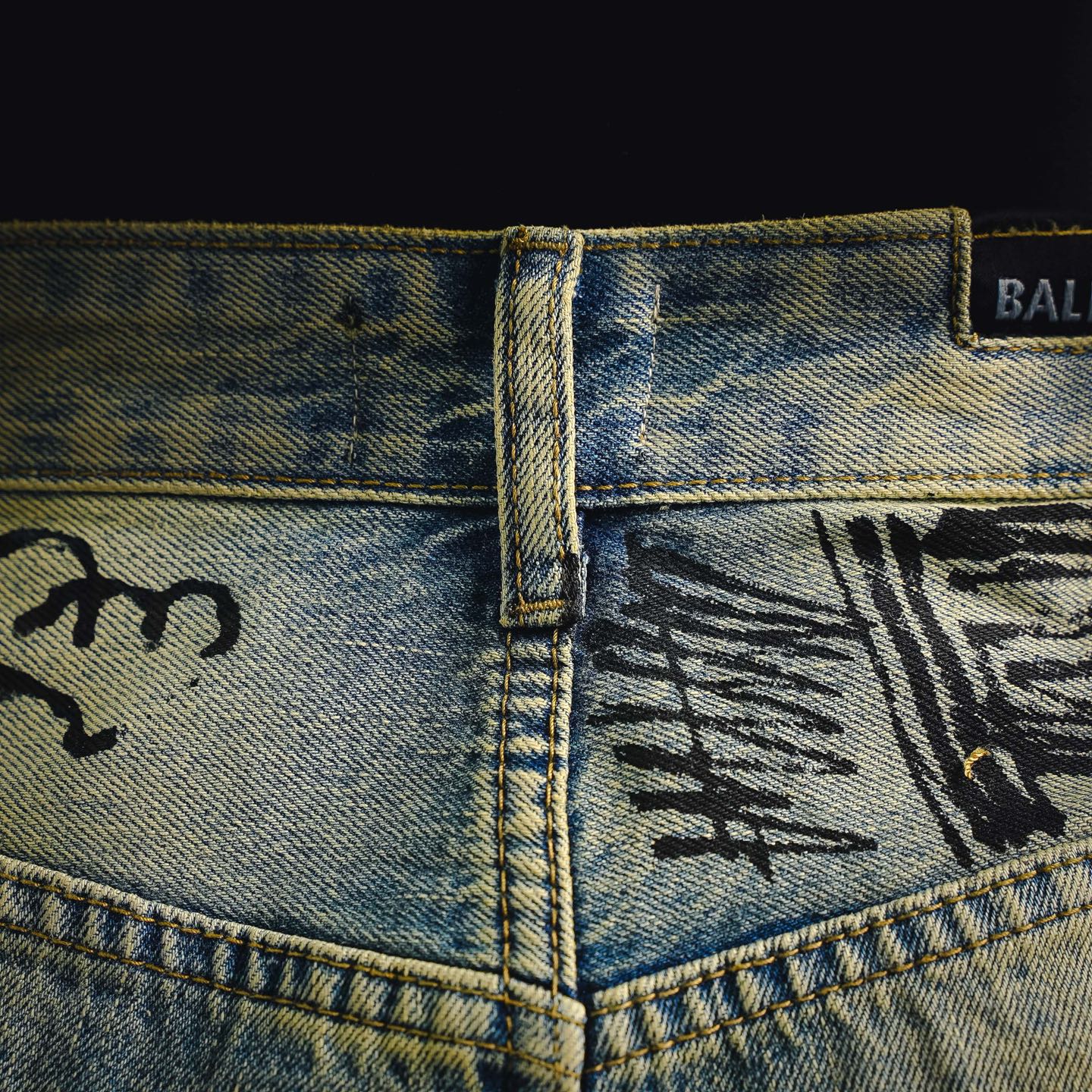 Balen graffiti baggy jeans