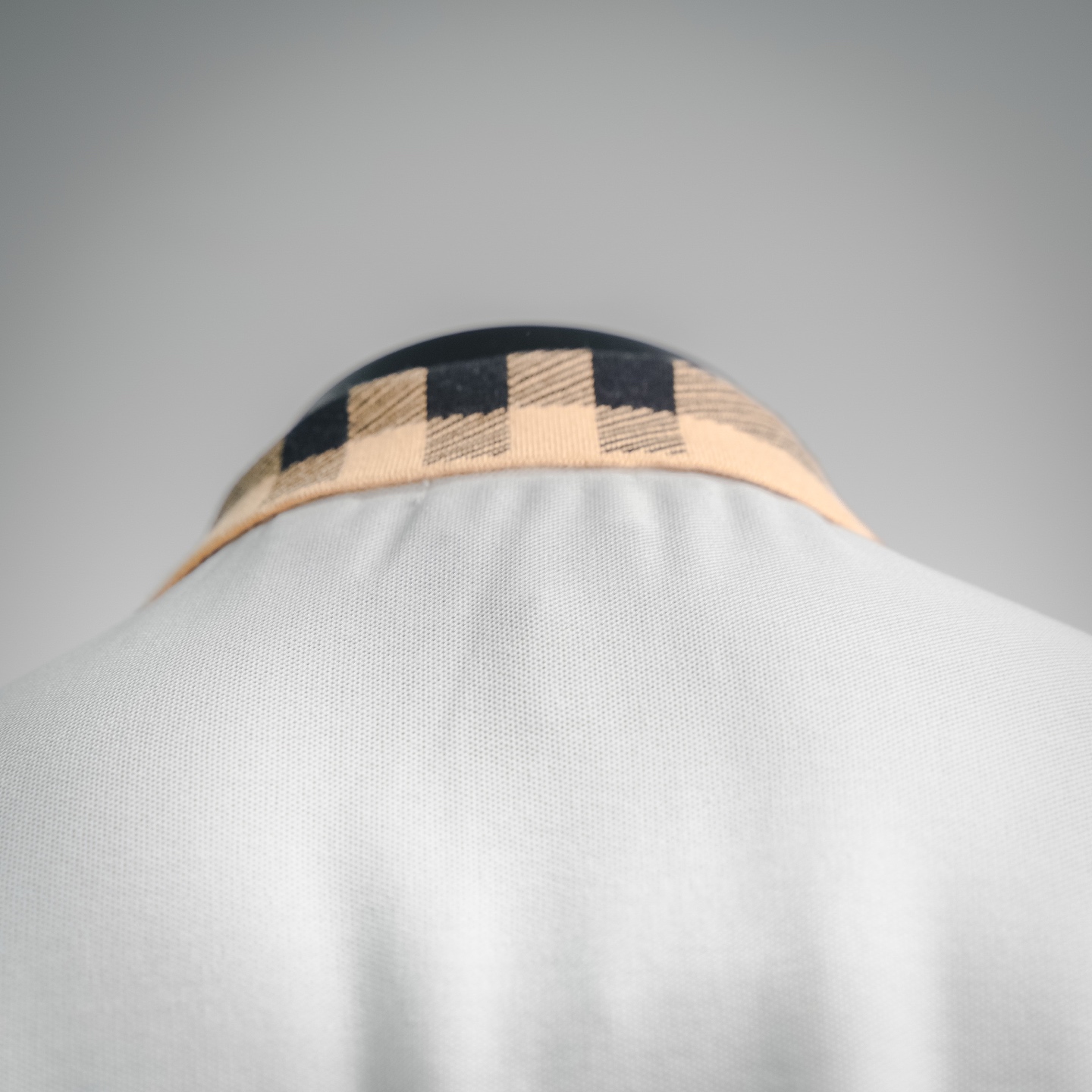 Bur collared plaid Polo