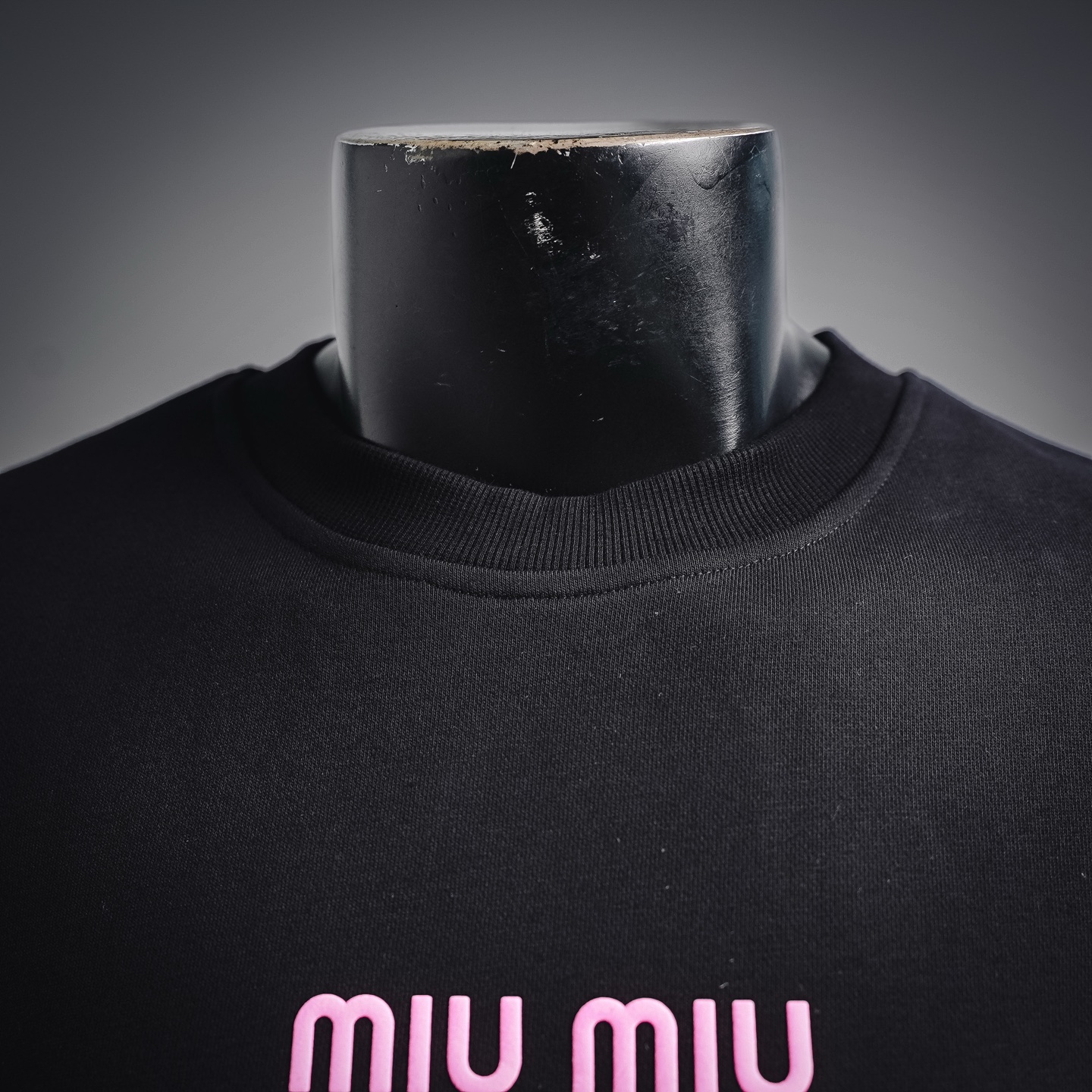 Miu letter printed sweatshirt