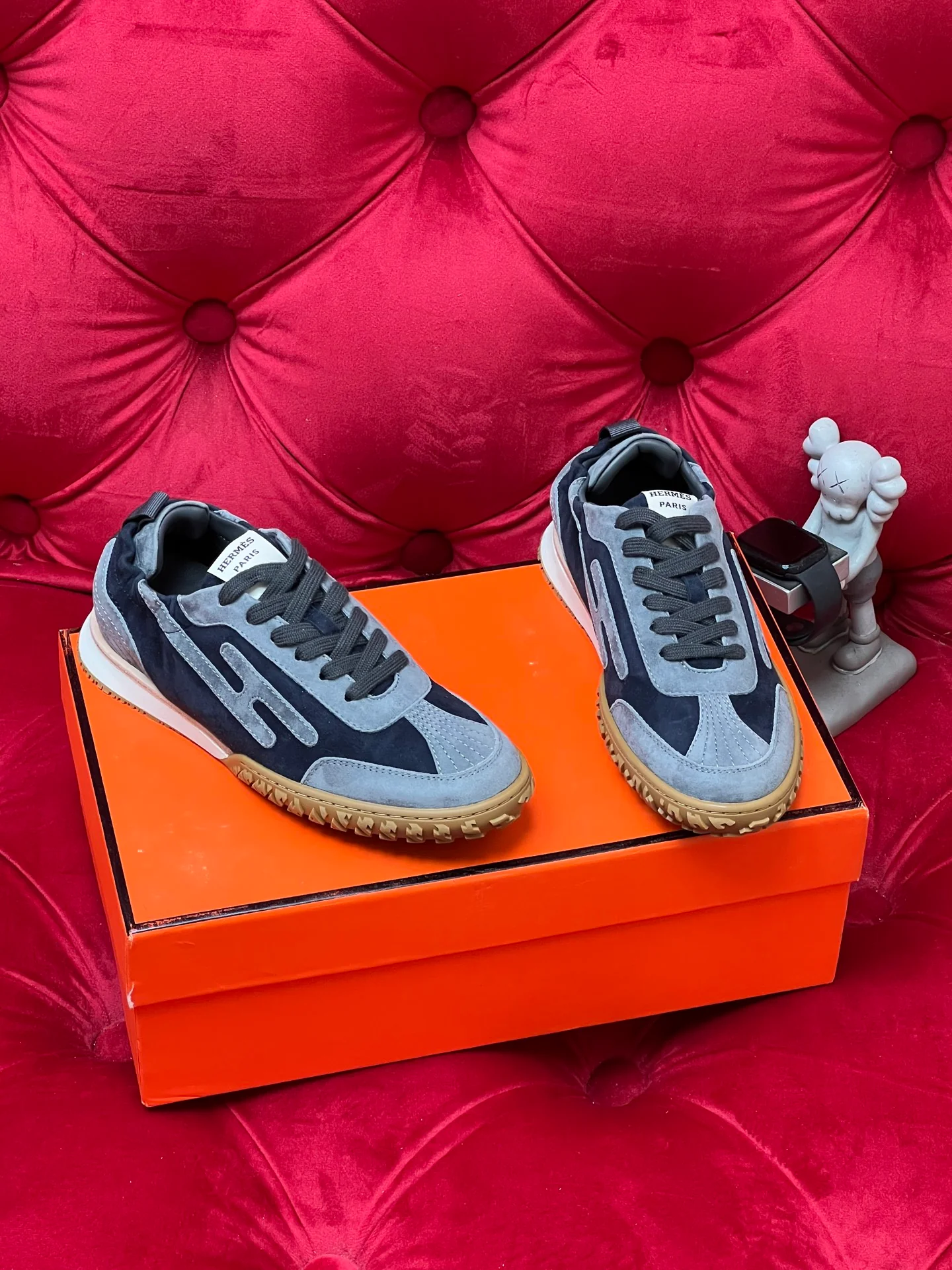 Herm suede sneakers