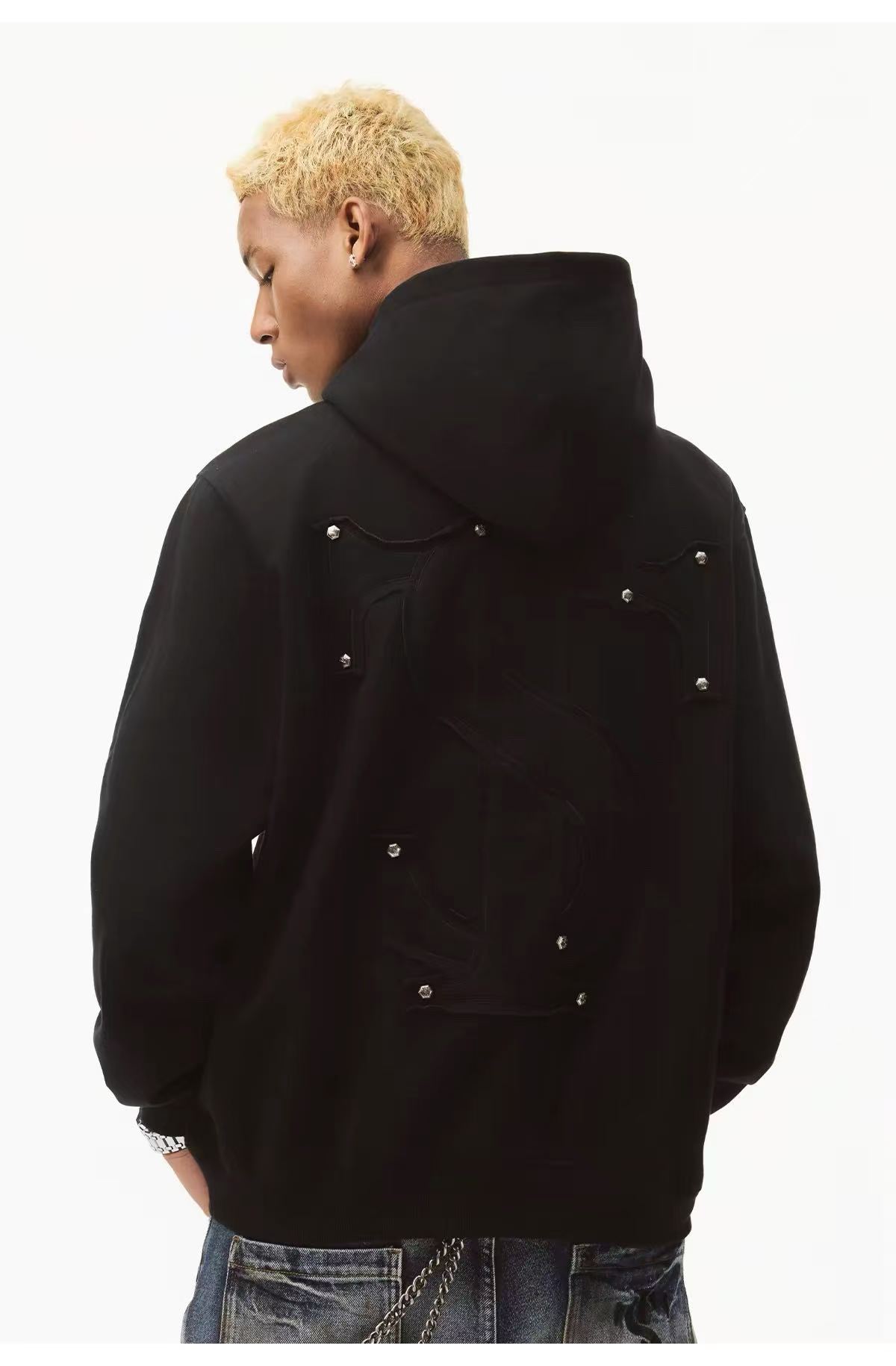 Stk applique hoodie