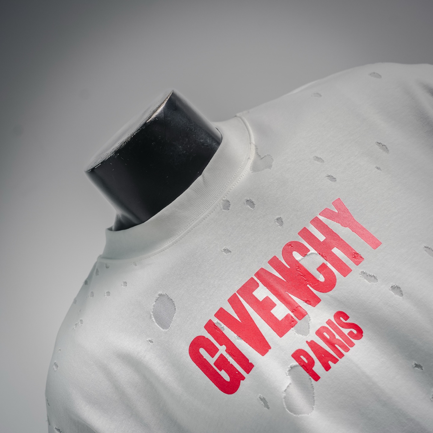 Given ripped t-shirt