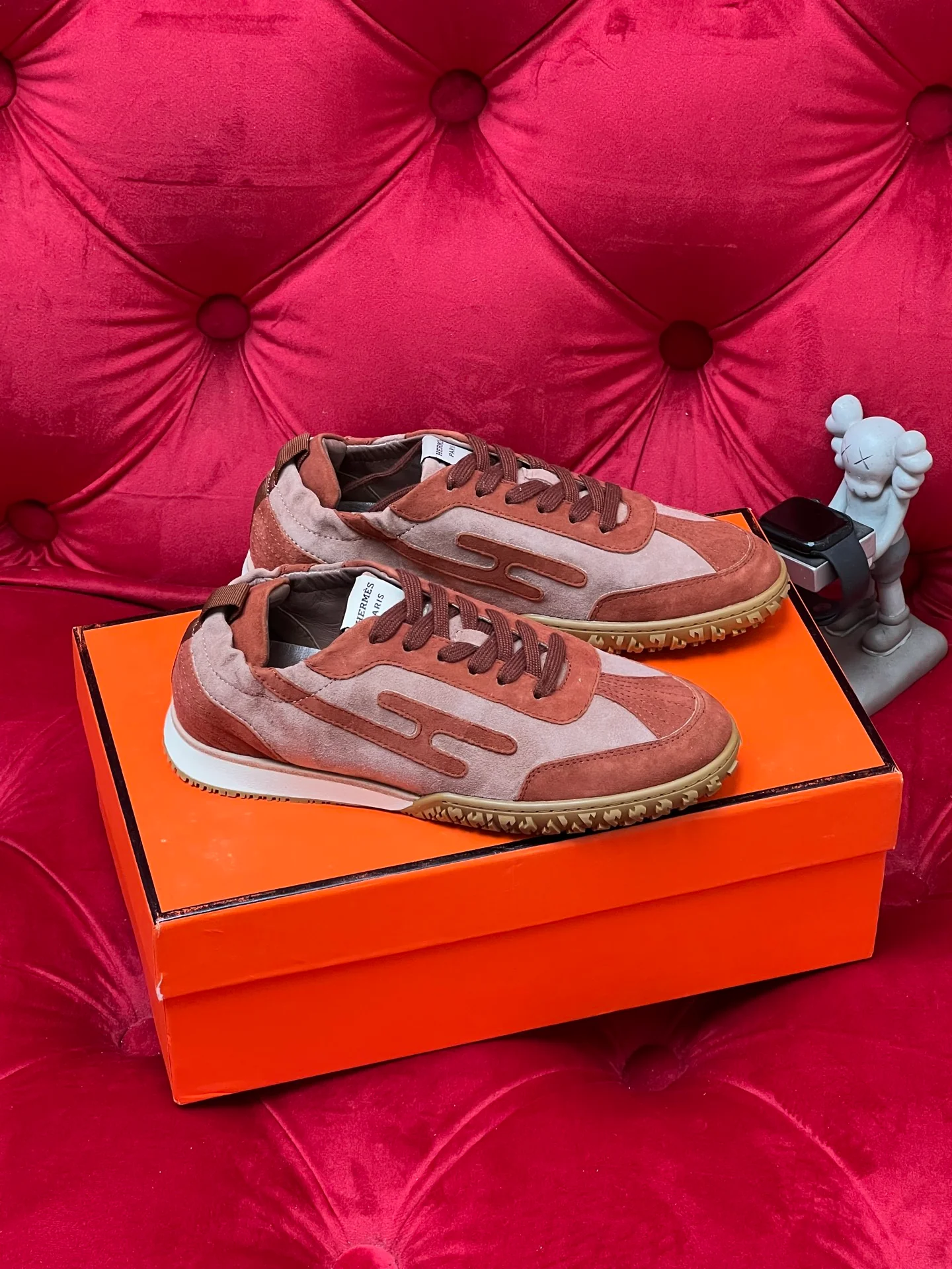 Herm suede sneakers