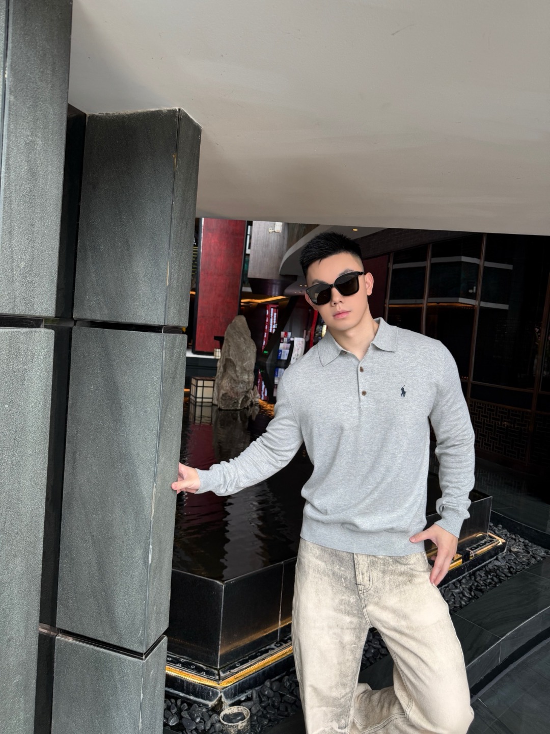 Ralph casual knit Polo