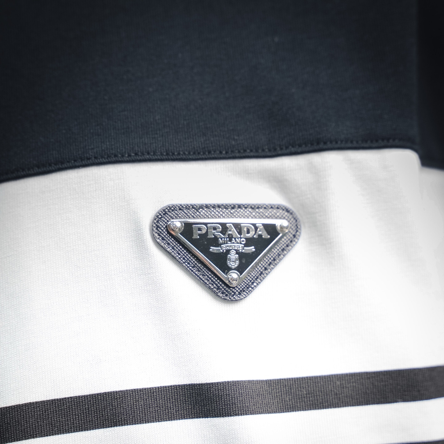 Pra stripe printed t-shirt