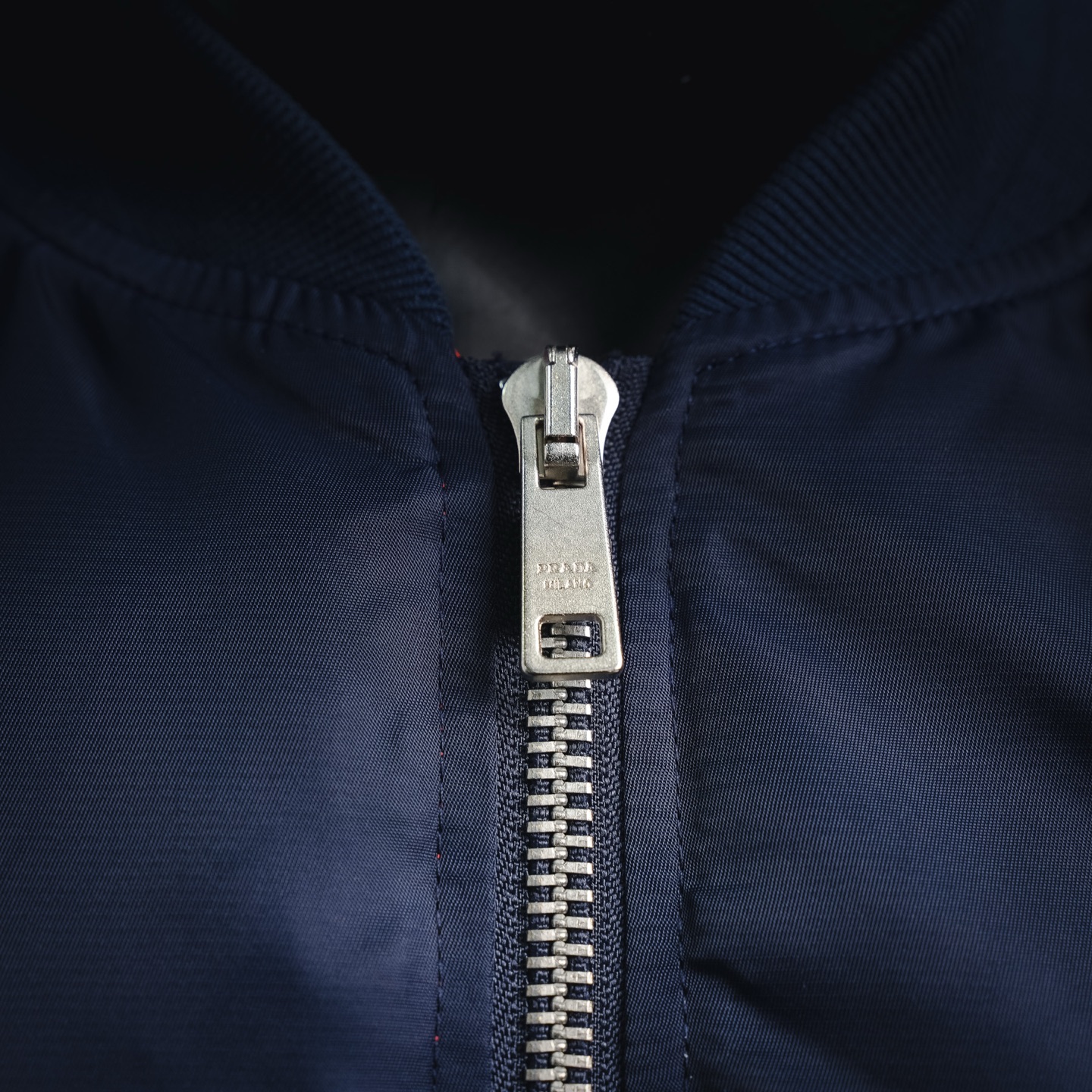 Pra knit logo badge jacket
