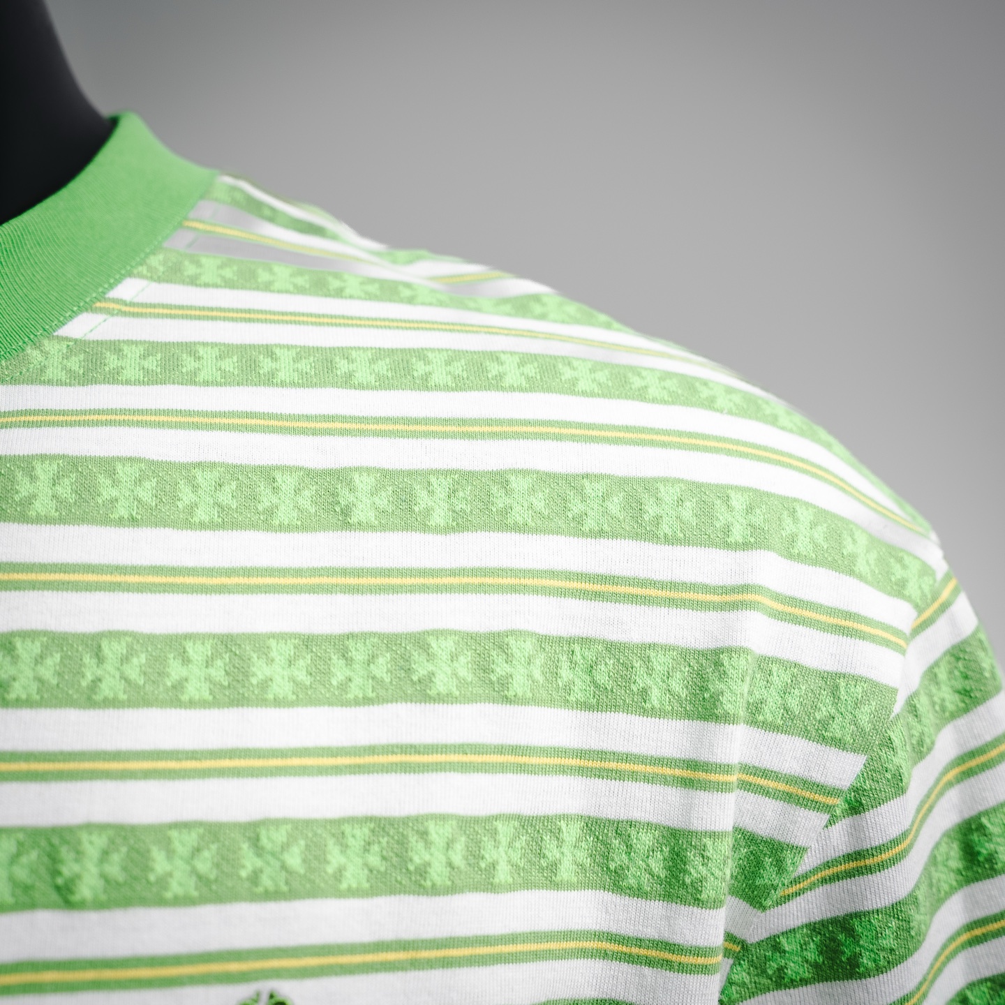 Chrome striped t-shirt