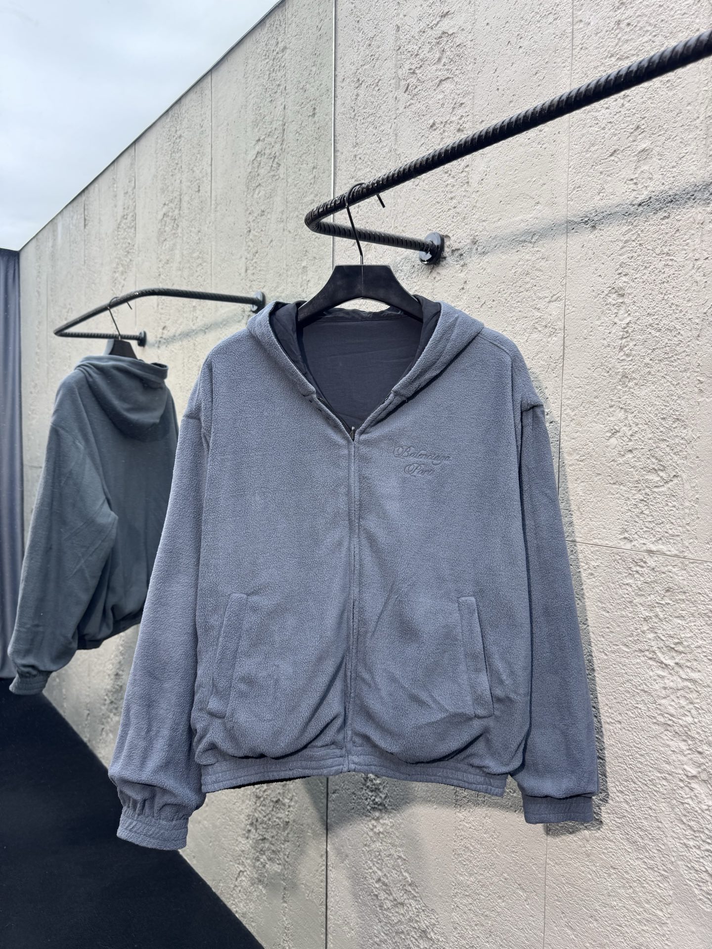 Balen embroidered reversible jacket