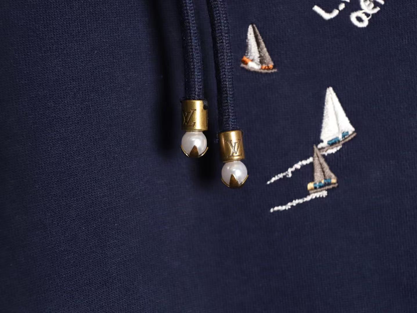 Loui 26ss embroidery hoodie
