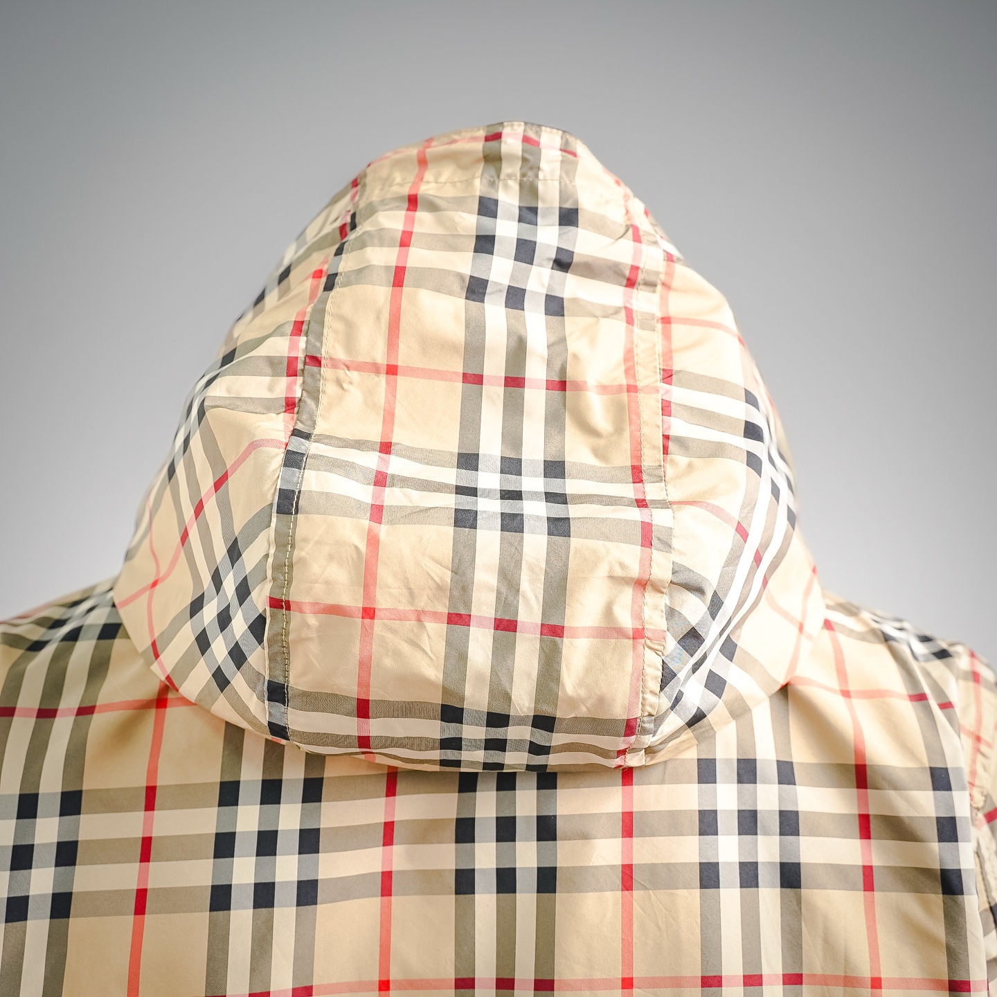 Bur plaid reversible jacket