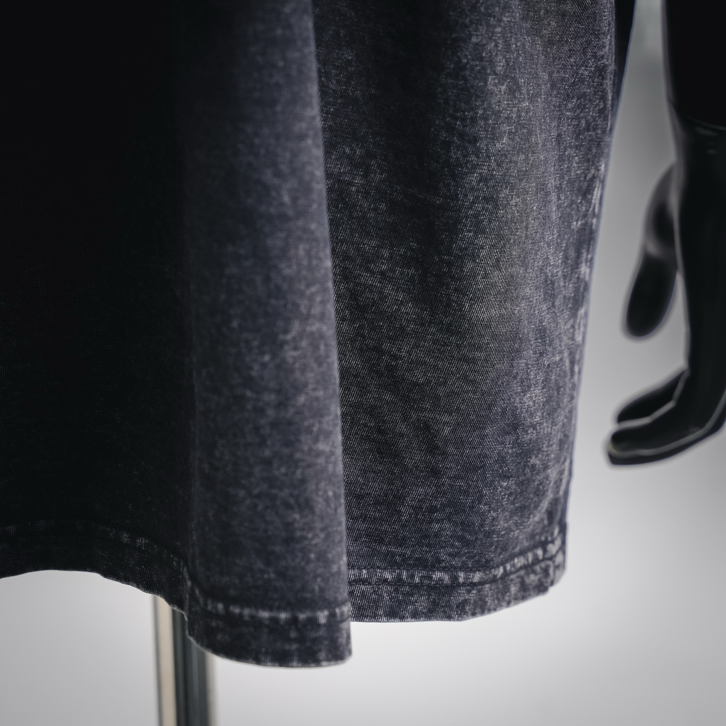 Stone washed distressed t-shirt