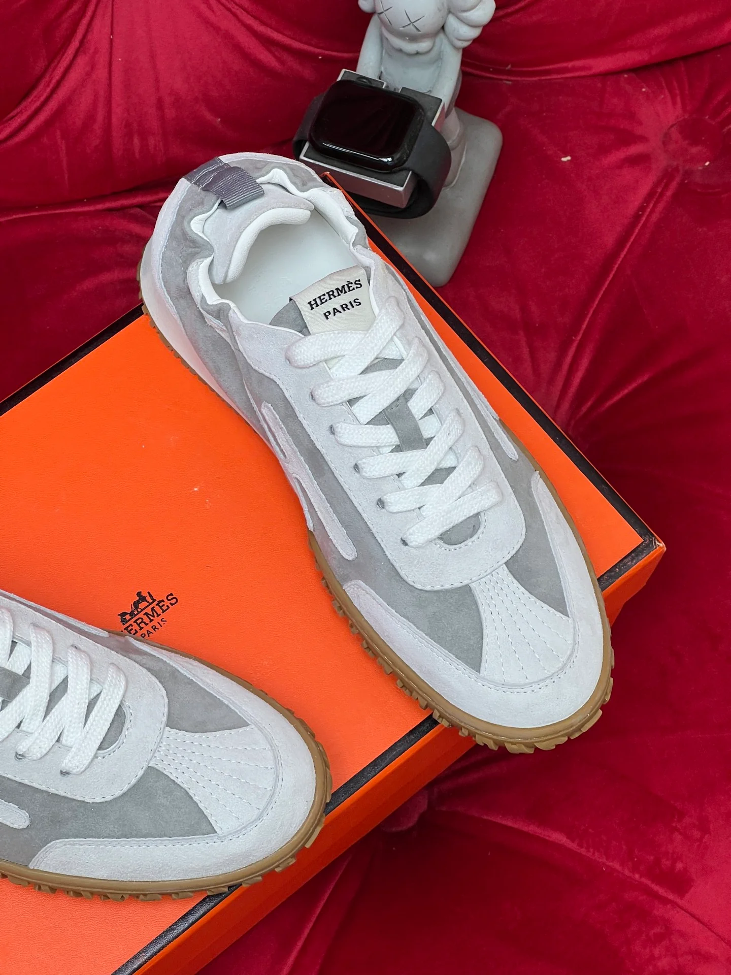 Herm suede sneakers