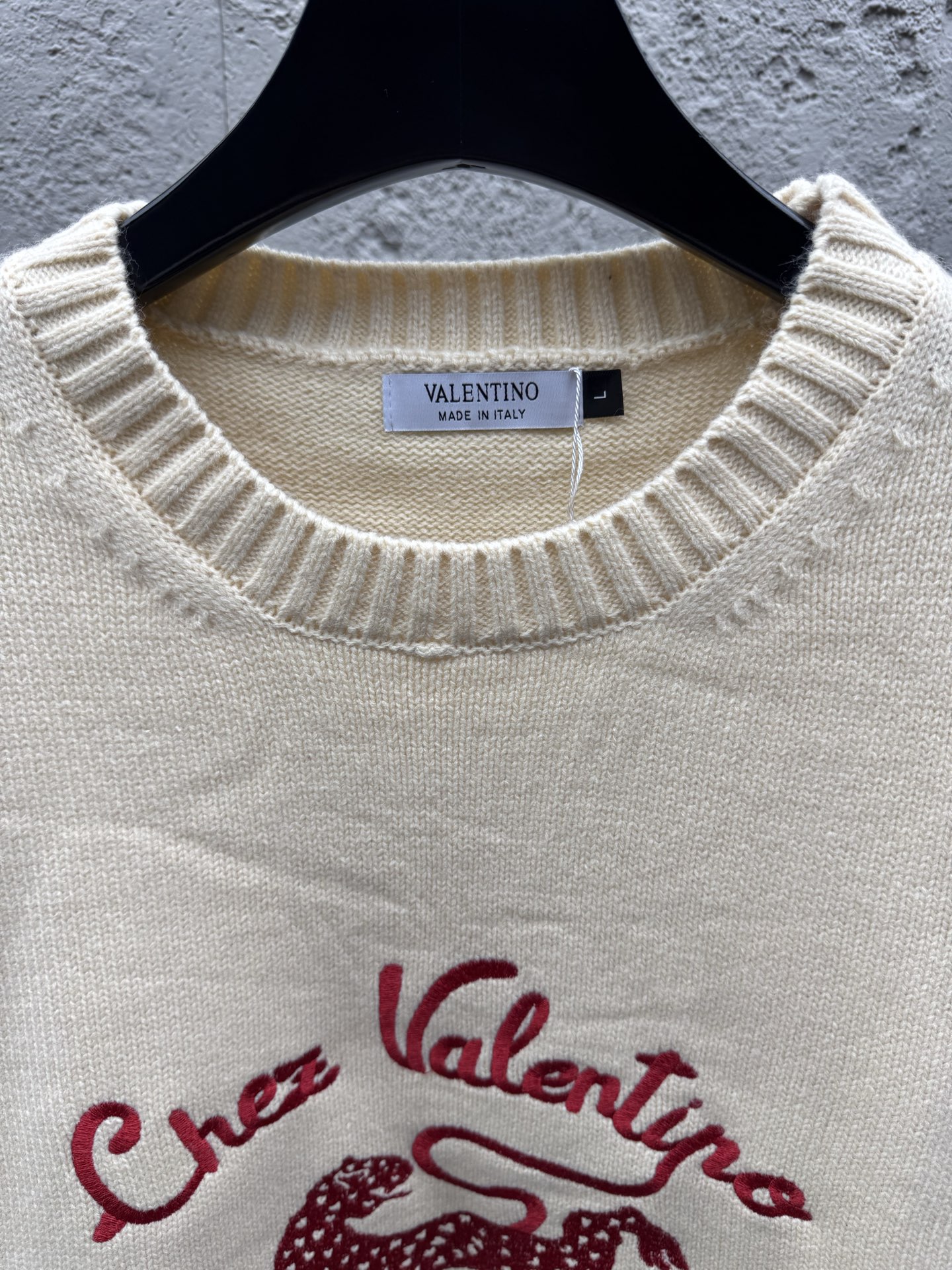 Valent embroidered sweater