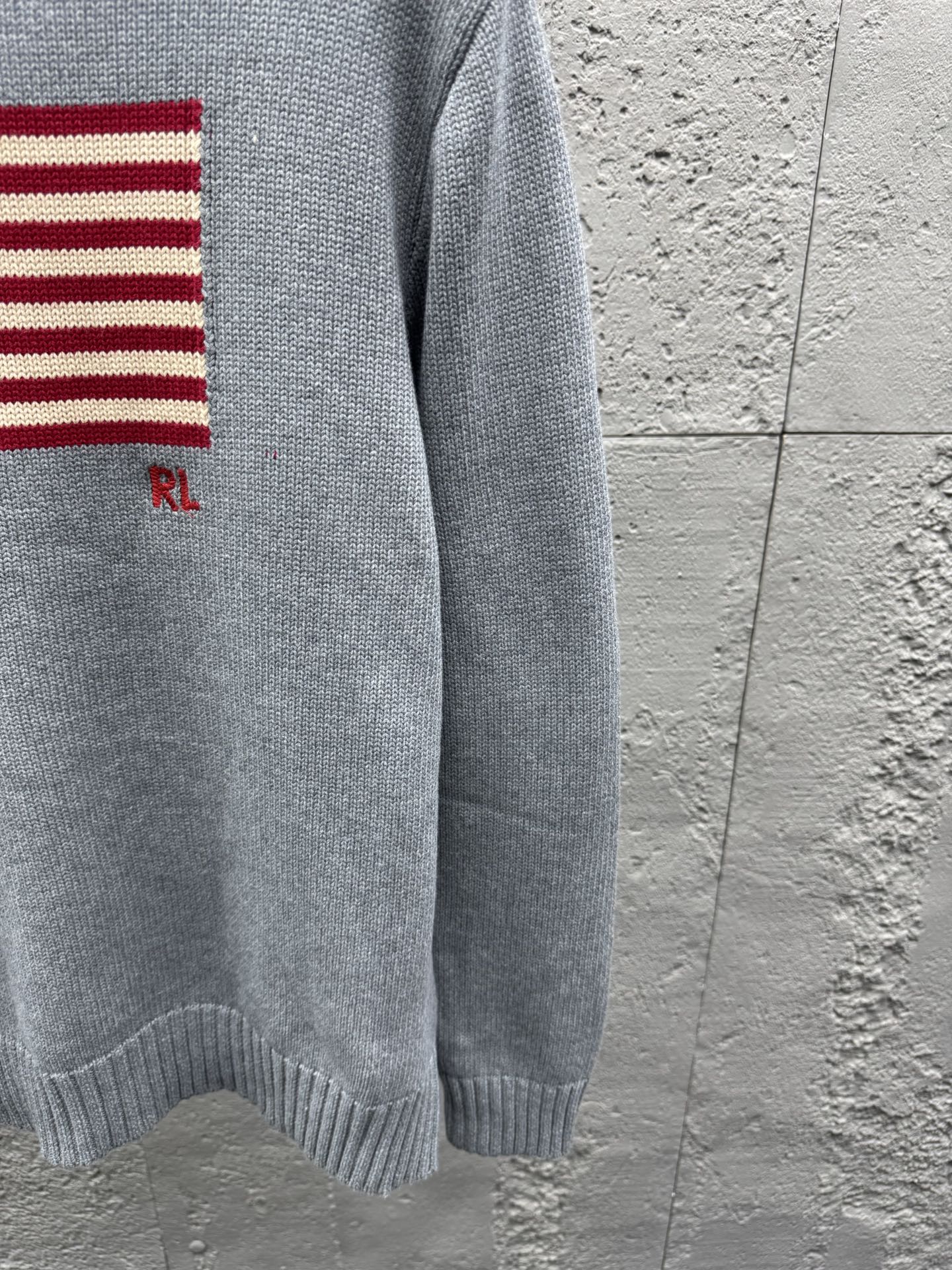 Ralph embroidered jacquard sweater