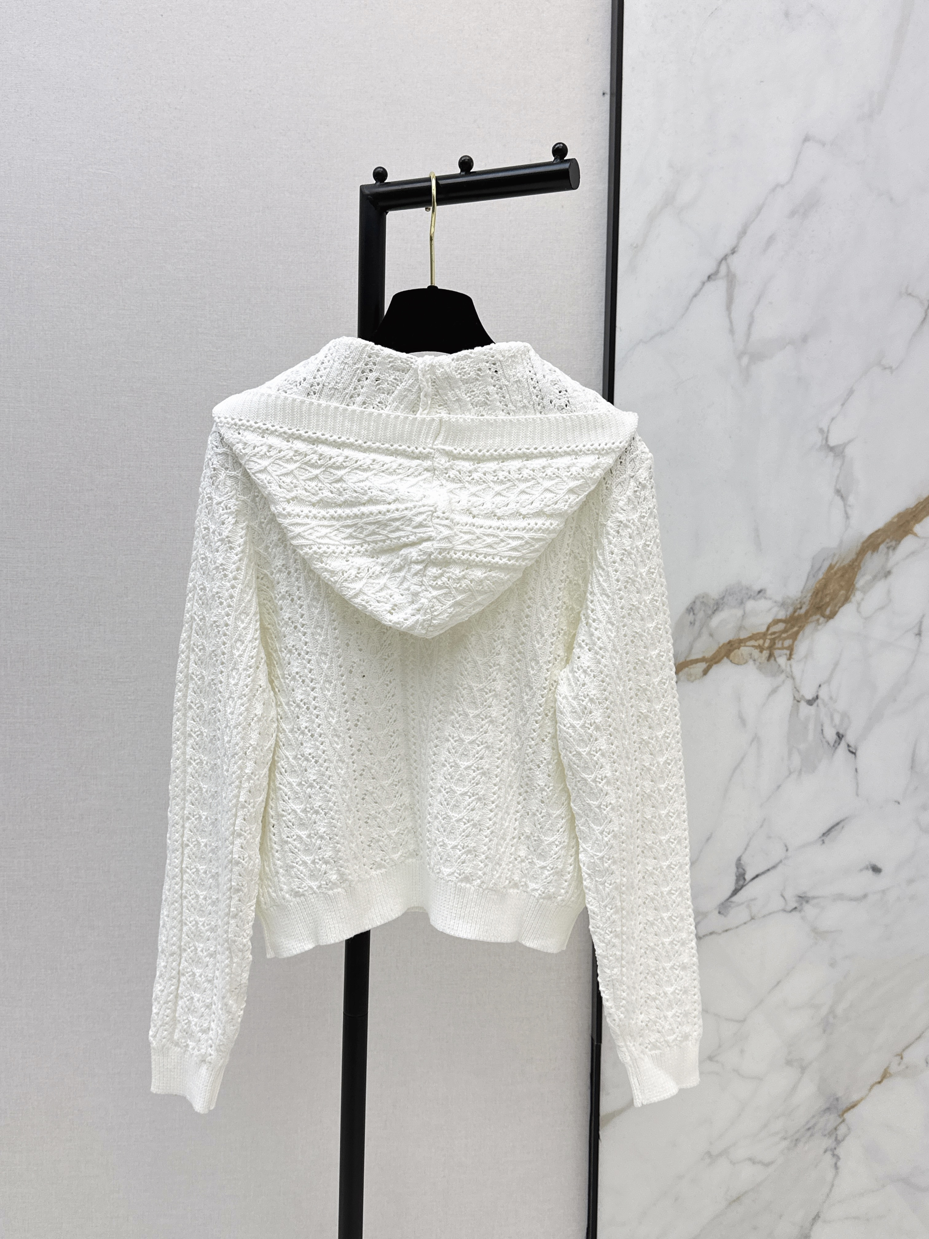 Chan 26ss hollow knitwear