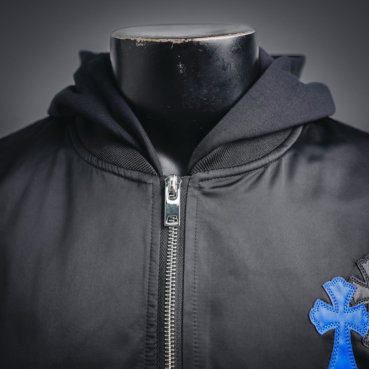 Chrome cross statement jacket