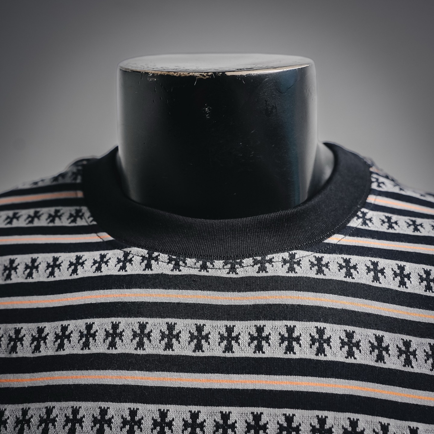Chrome striped all-over t-shirt