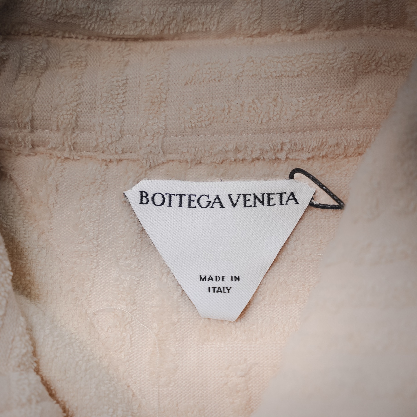 Bottega textured sleeve shirt