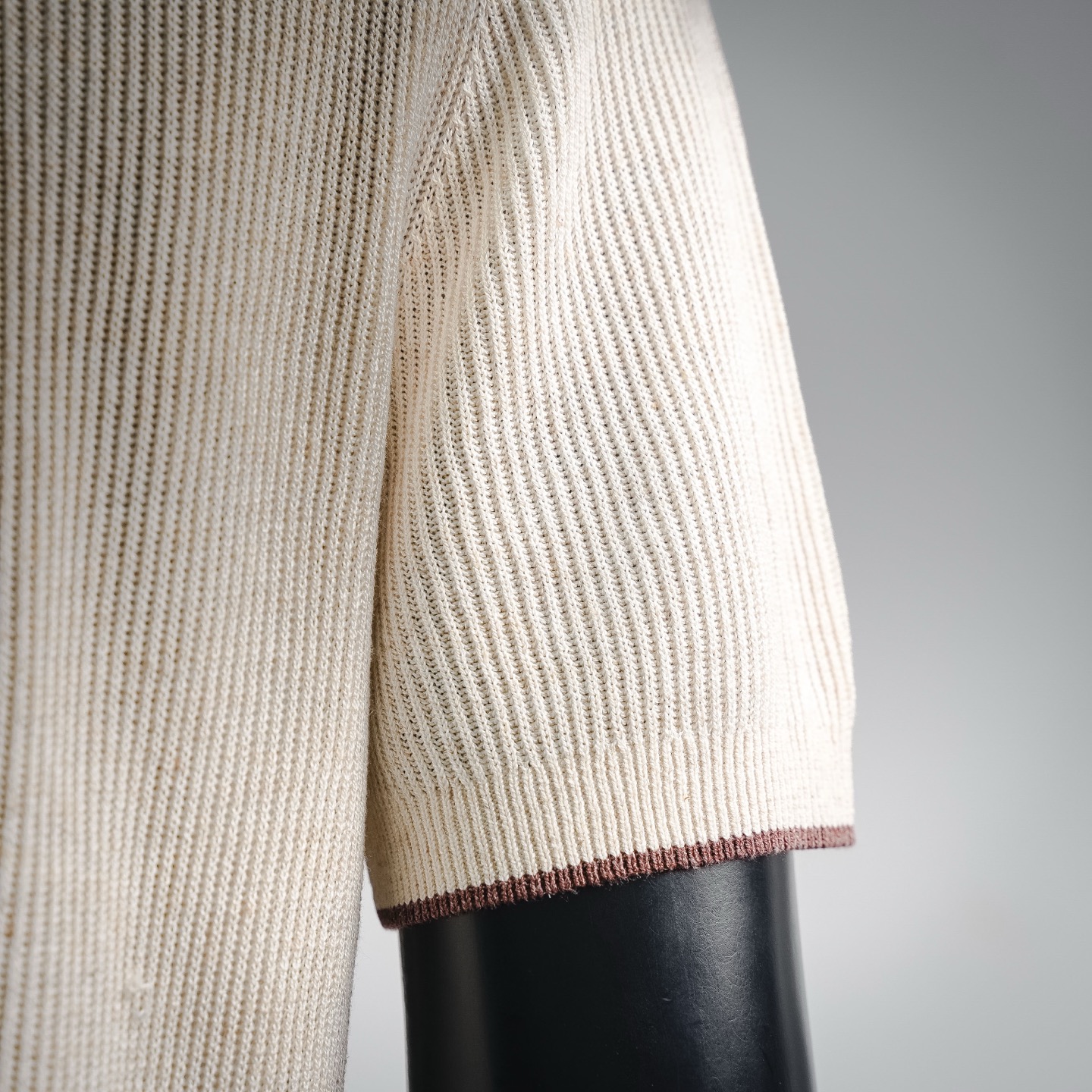 Brunello collared ribbed Polo