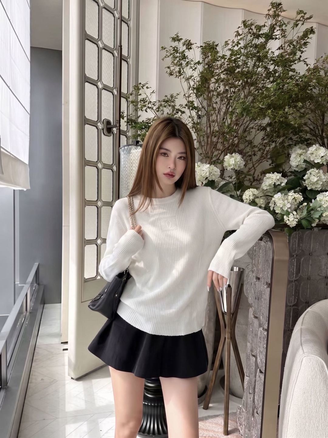 Chan 26fw knit basic tee