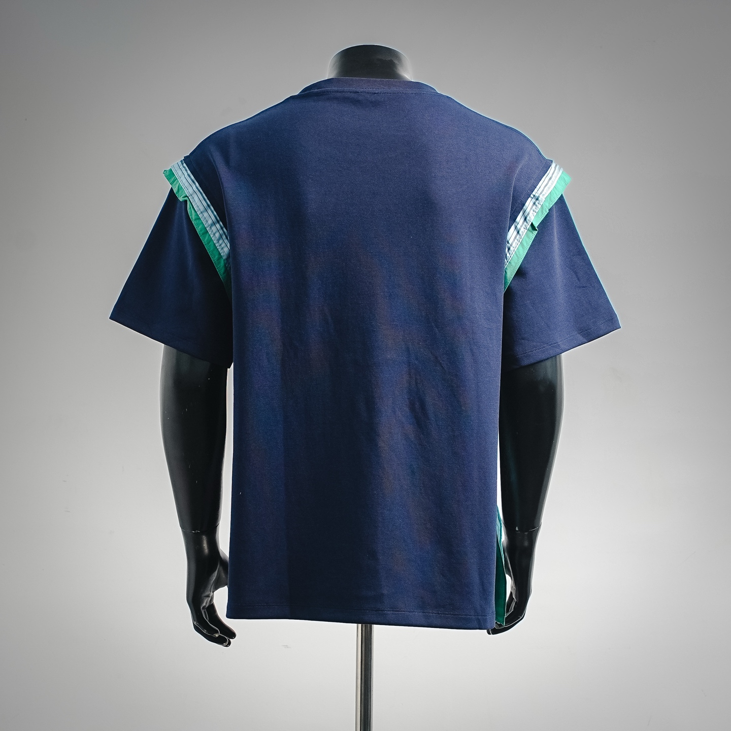 Loe embroidered striped t-shirt