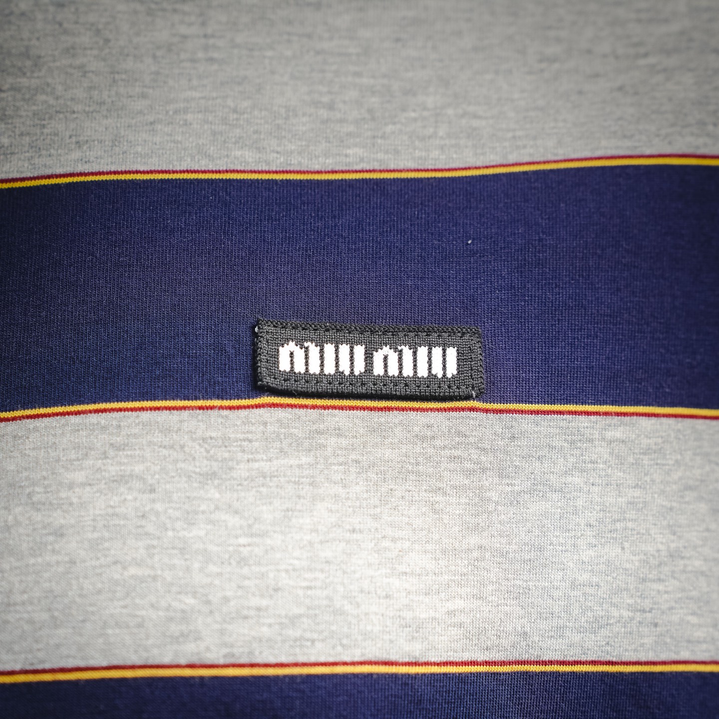 Miu striped Polo