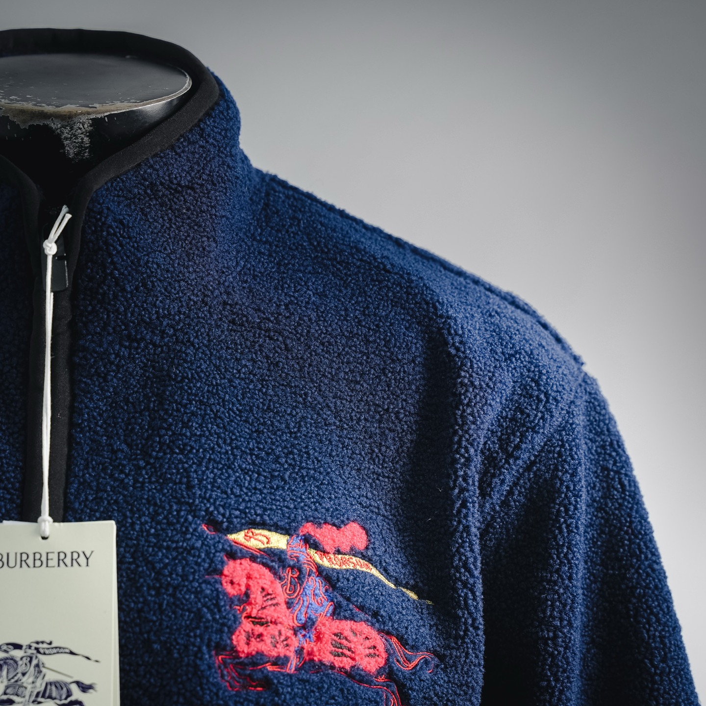 Bur flocked embroidered jacket