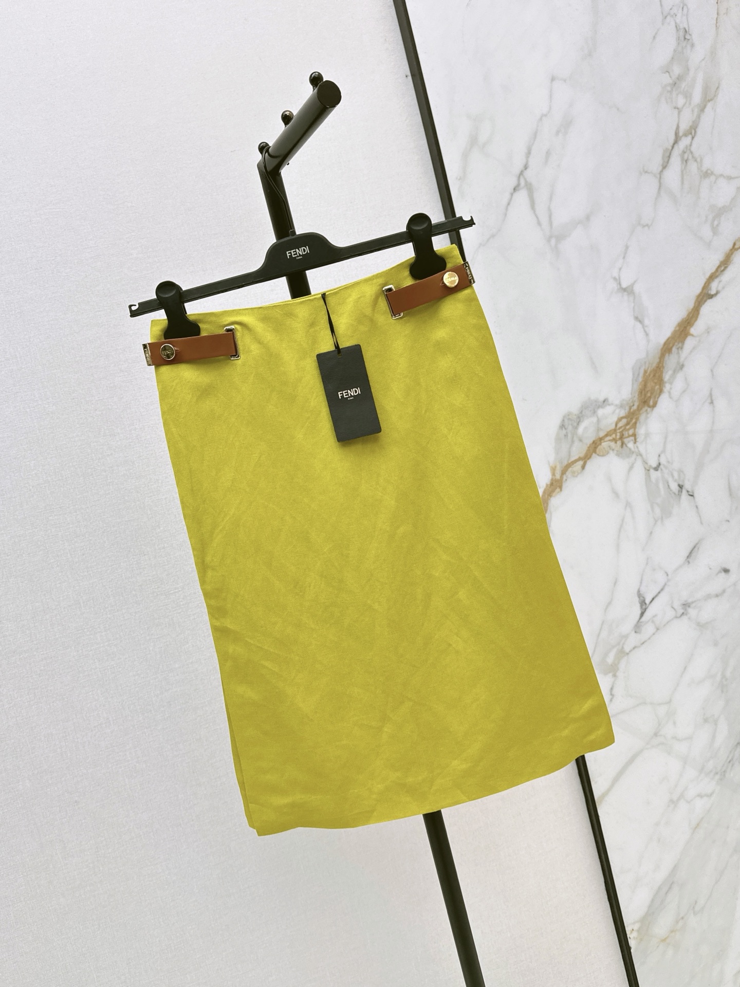 Fend 26ss linen skirt