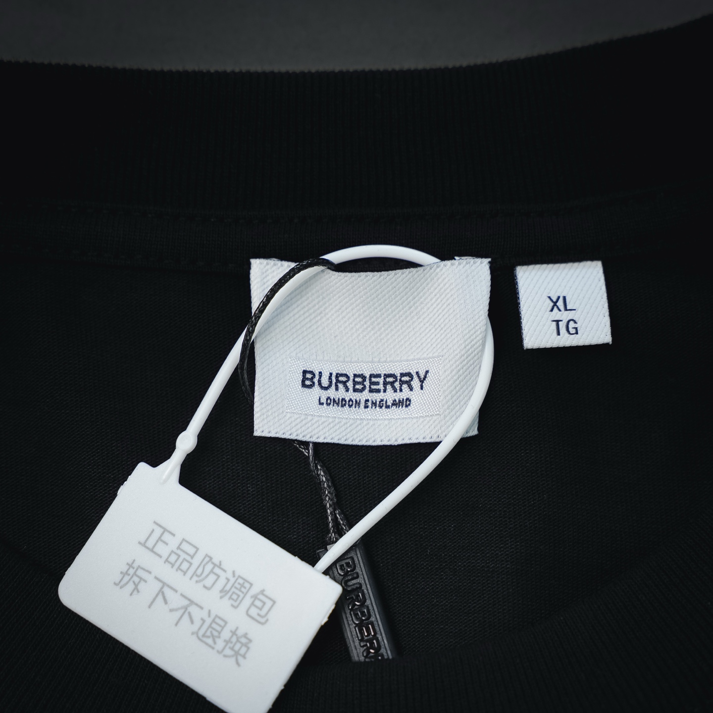 Bur embroidered plaid t-shirt