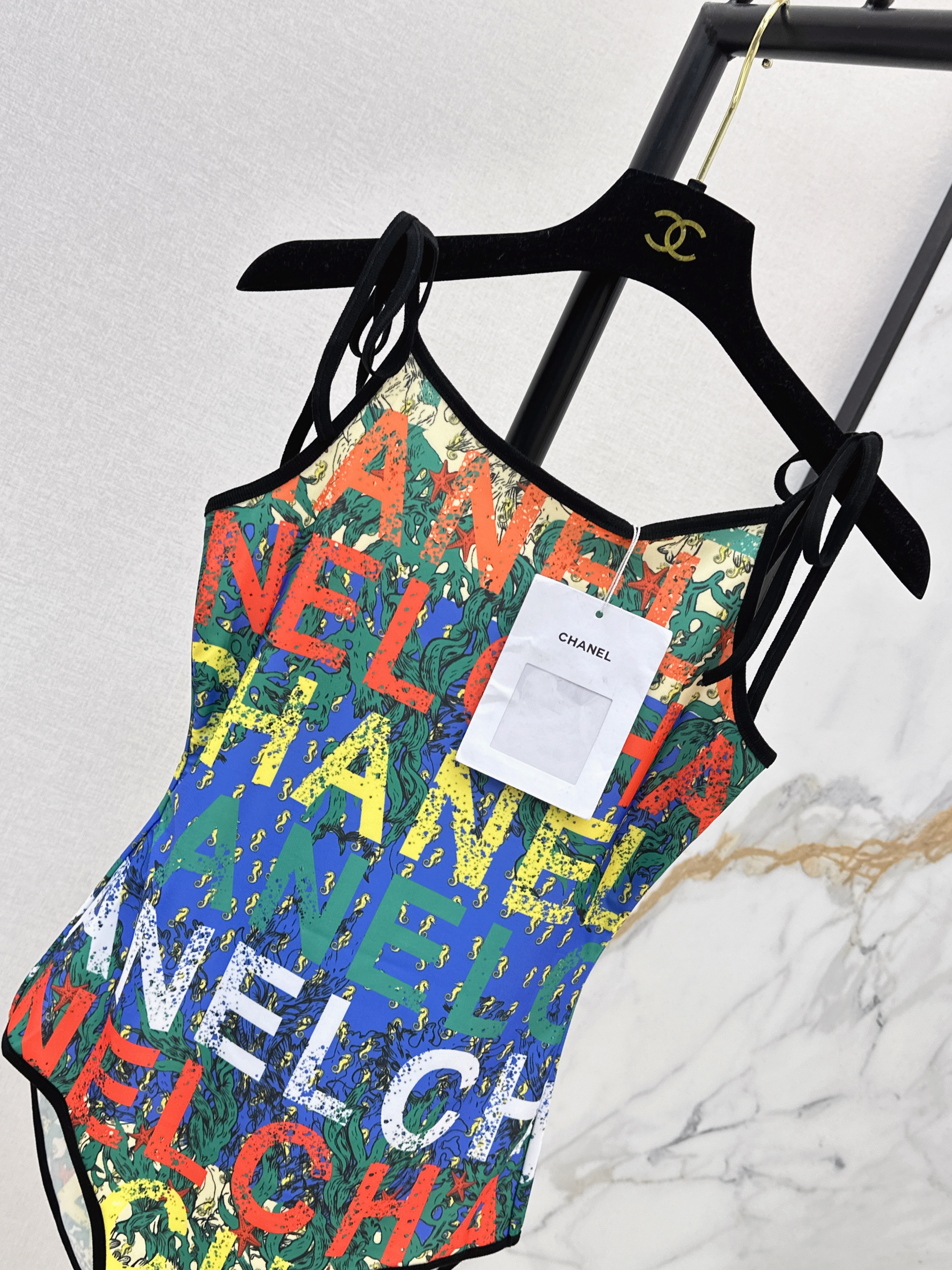 Chan 26ss tie-strap swimsuit