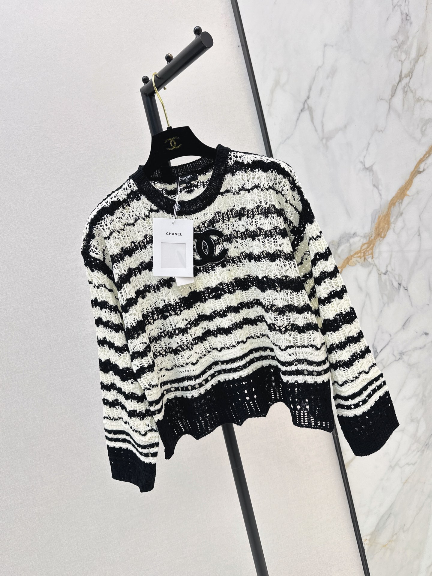 Chan 26fw stripe sweater