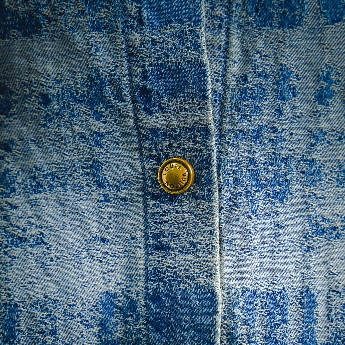 Loui 26ss jacquard denim shirt