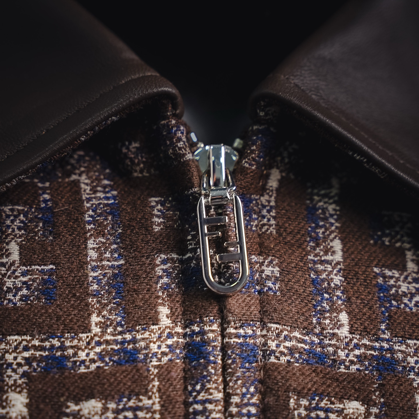 Fend monogram tweed jacket
