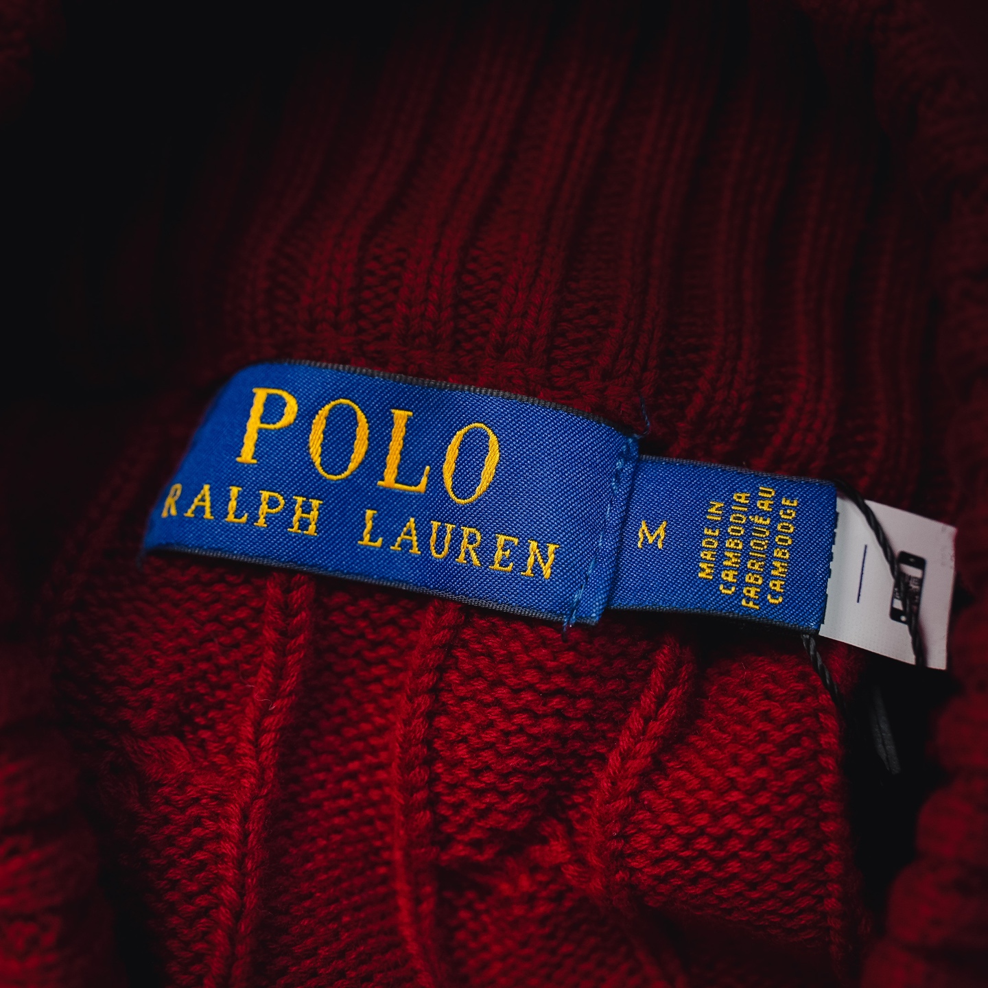 Ralph knit sweater zip-up coat