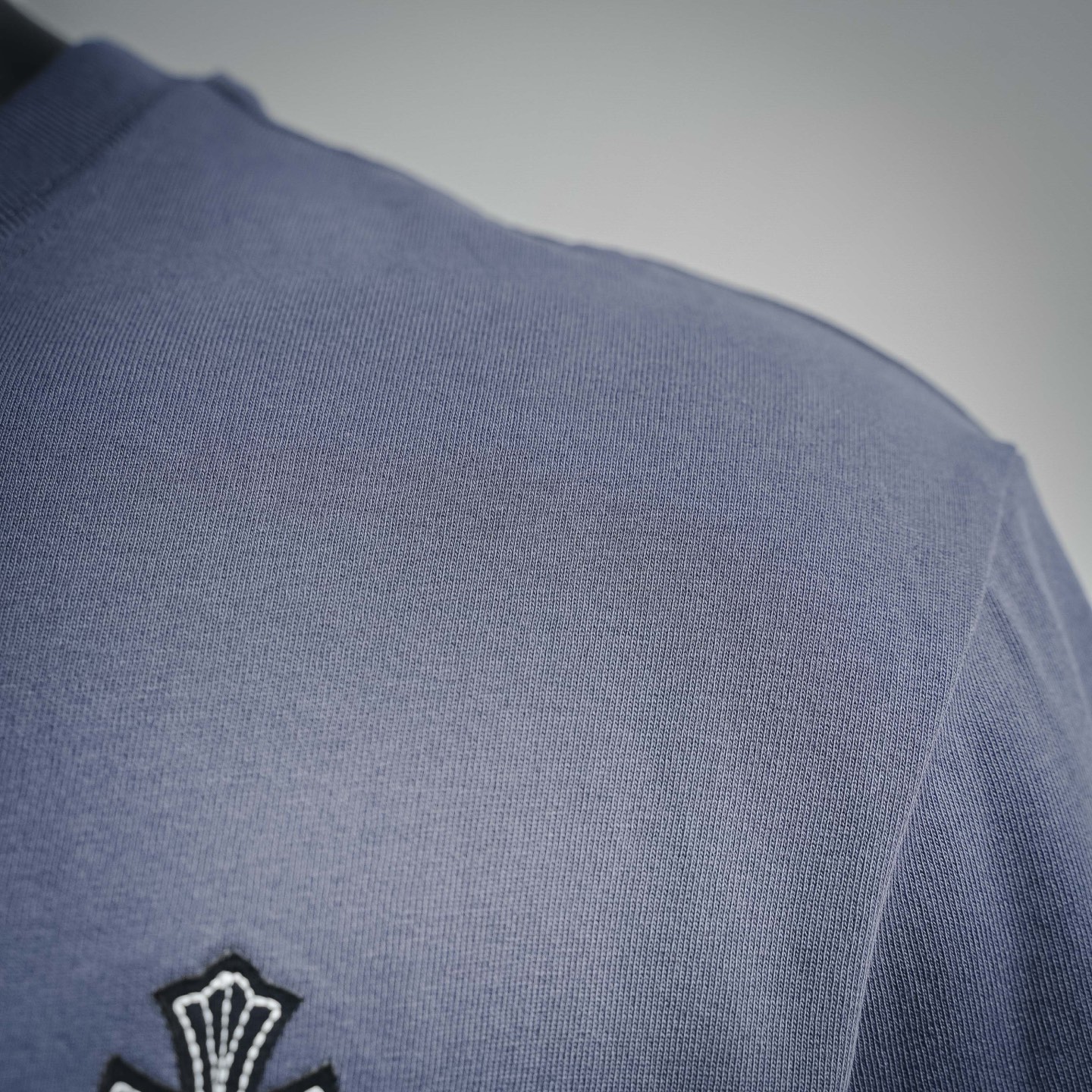 Chrome cross embroidered t-shirt