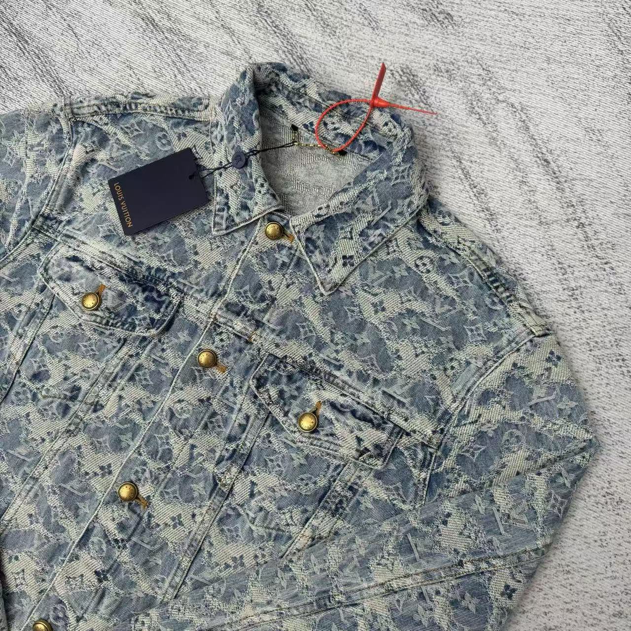 Louis jacquard denim jacket