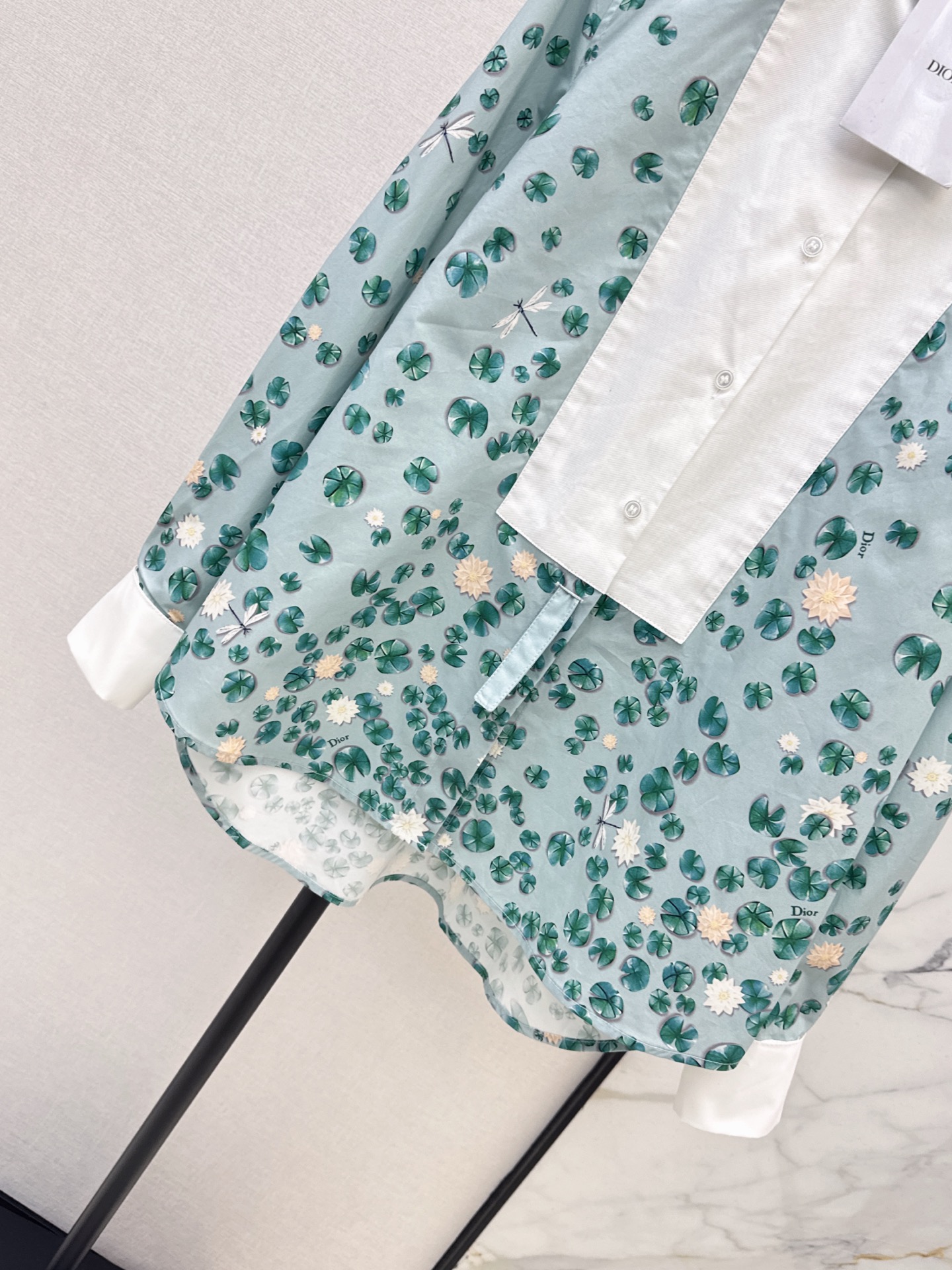CD 26fw long print shirt