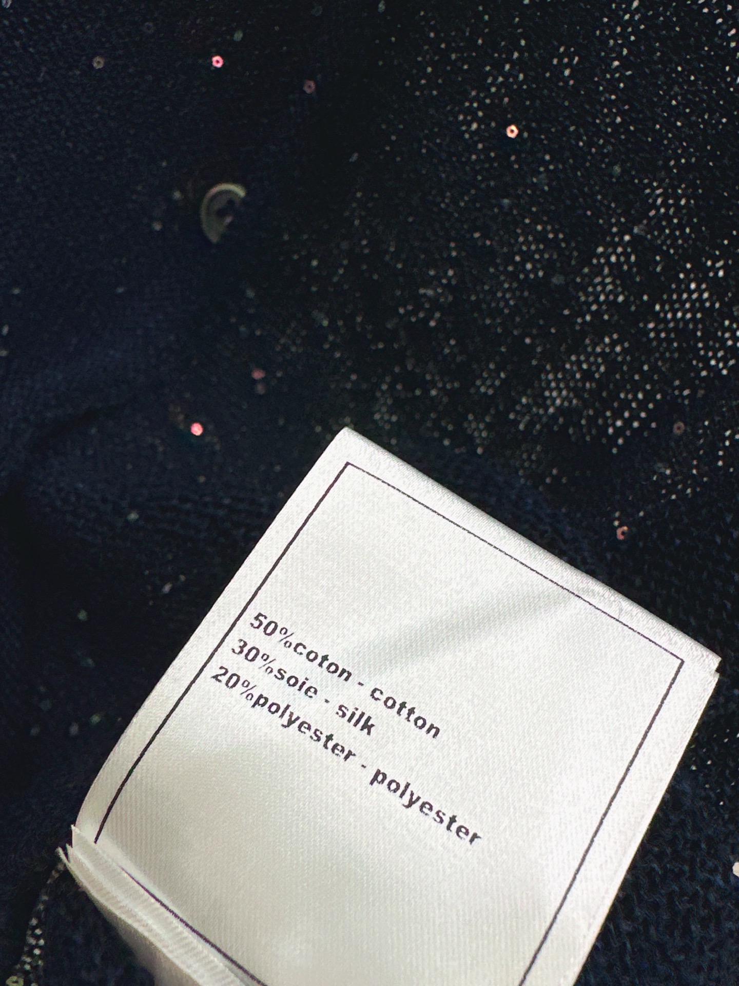 Chan 26ss sequin knit vest pants sets