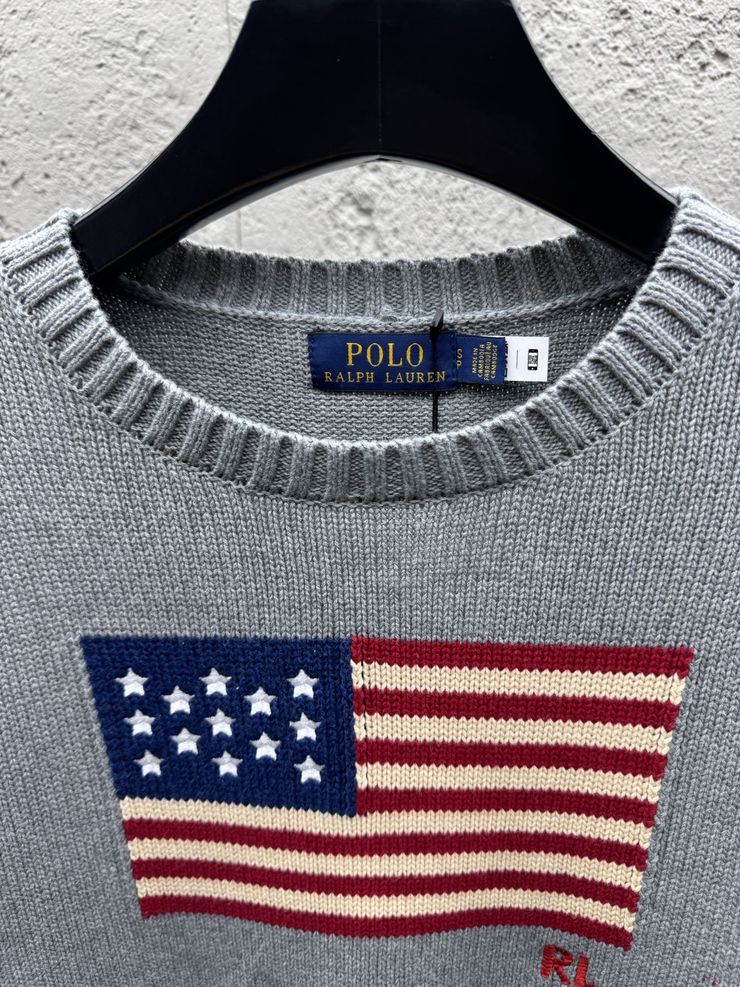 Ralph embroidered jacquard sweater