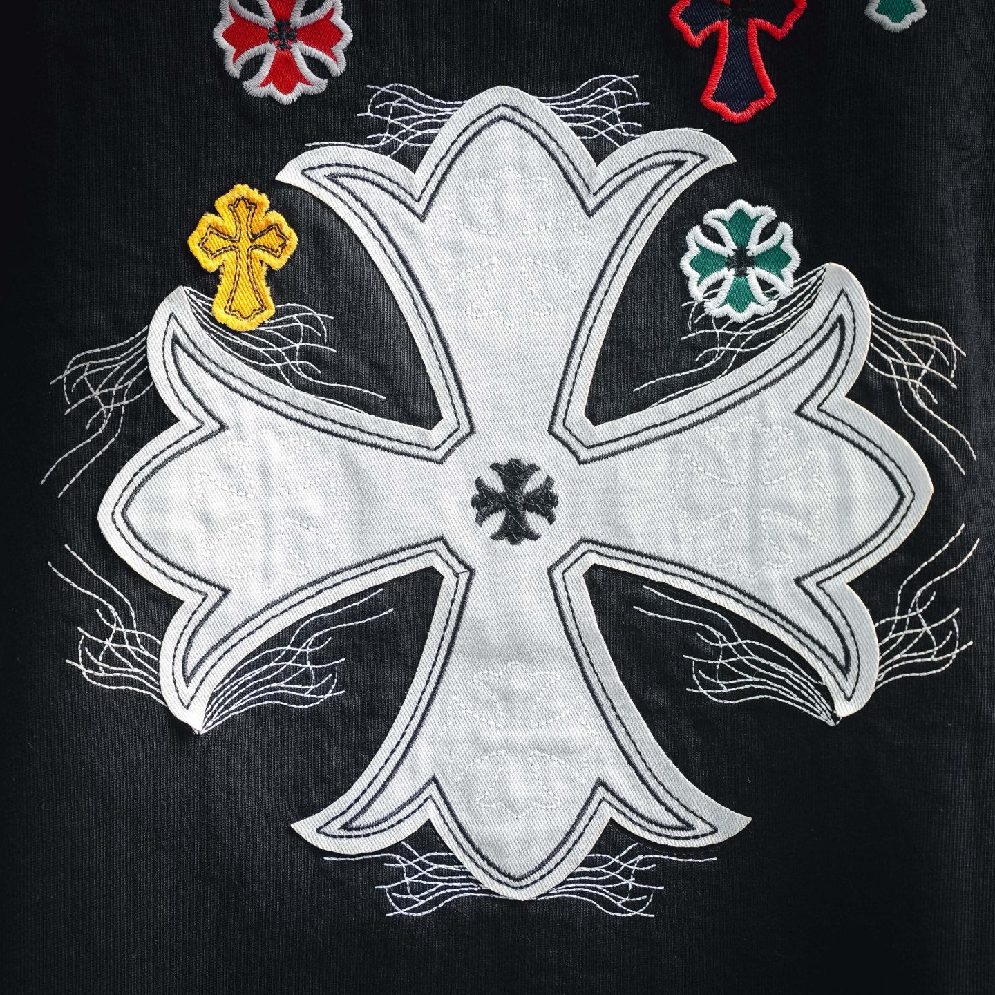 Chrome applique t-shirt