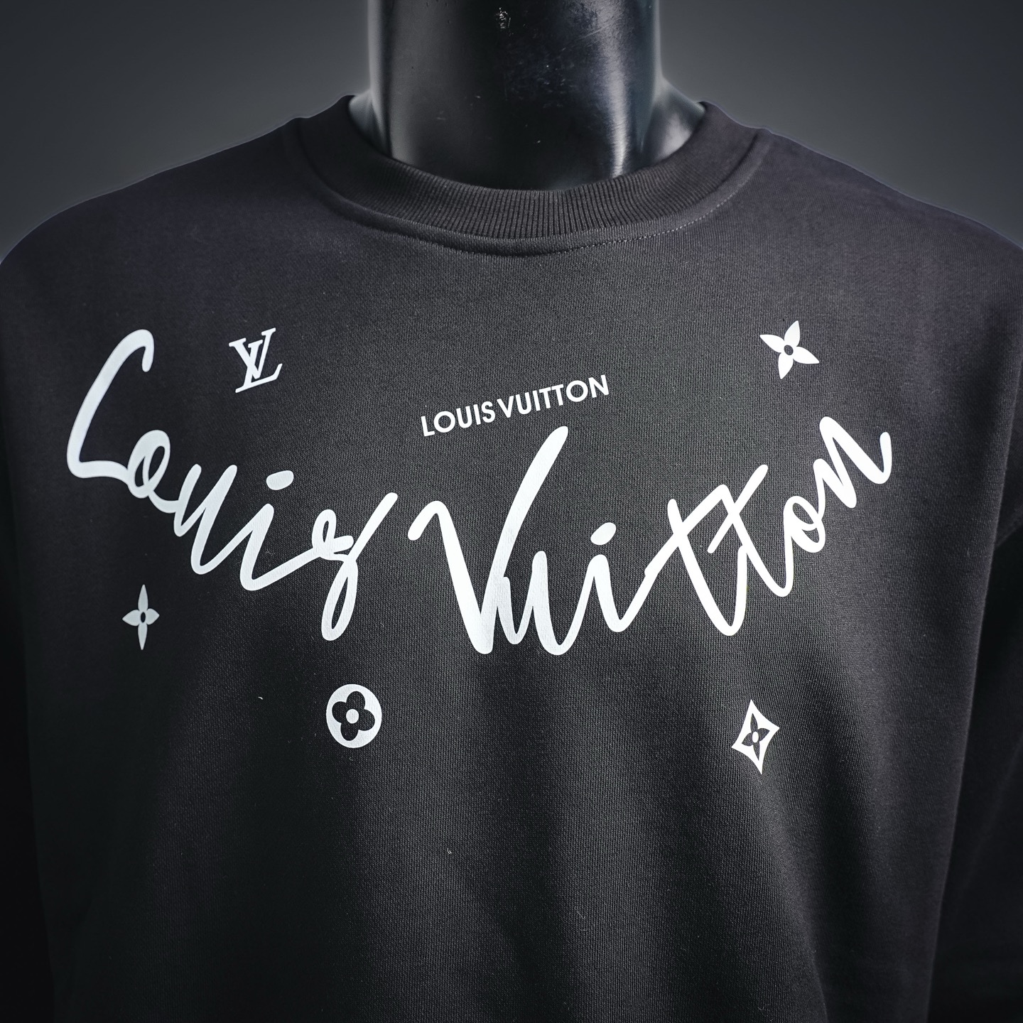 Louis letter printed sweatshirt