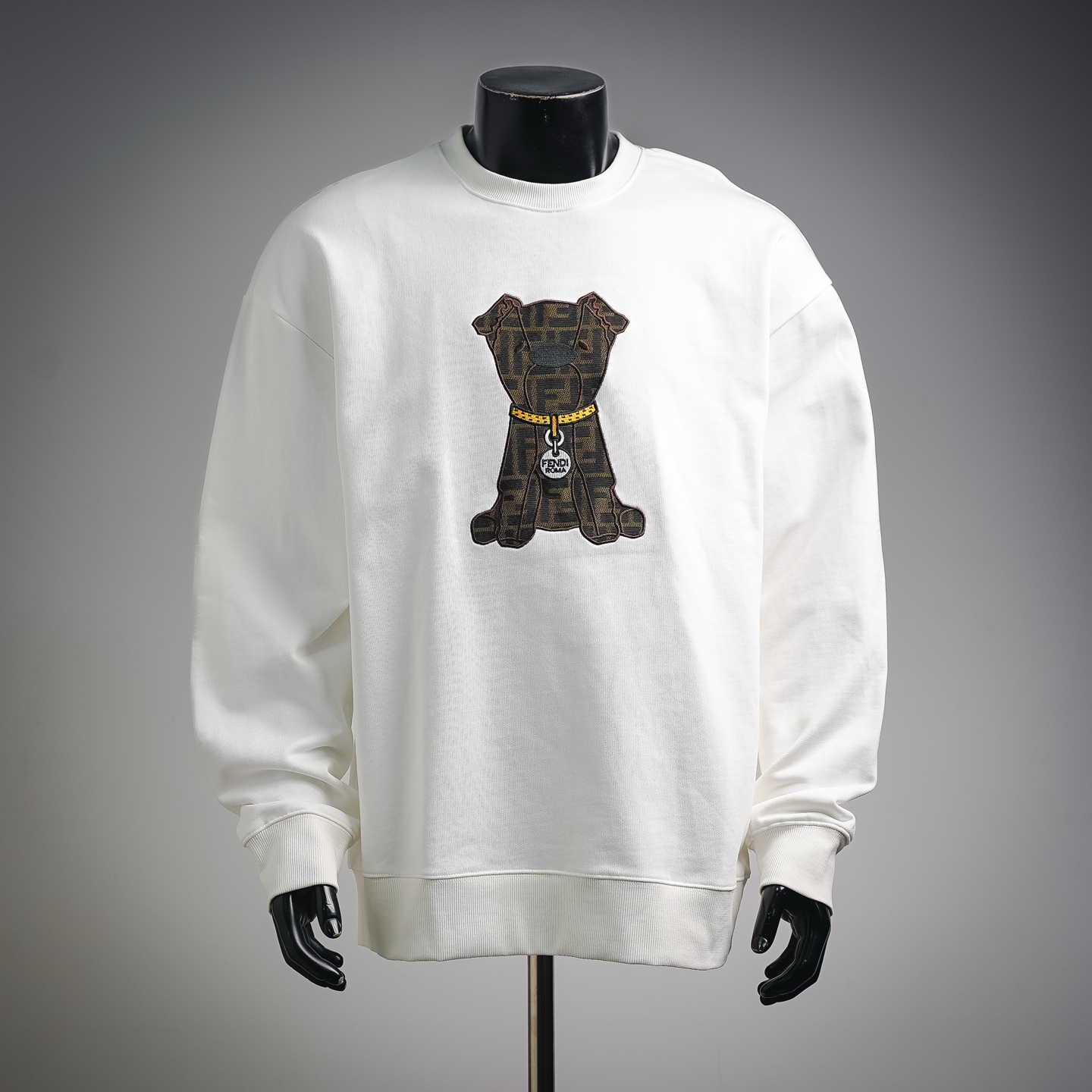 Fend embroidered sweatshirt