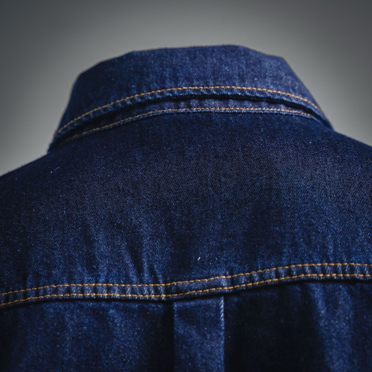 Louis denim long-sleeved shirts