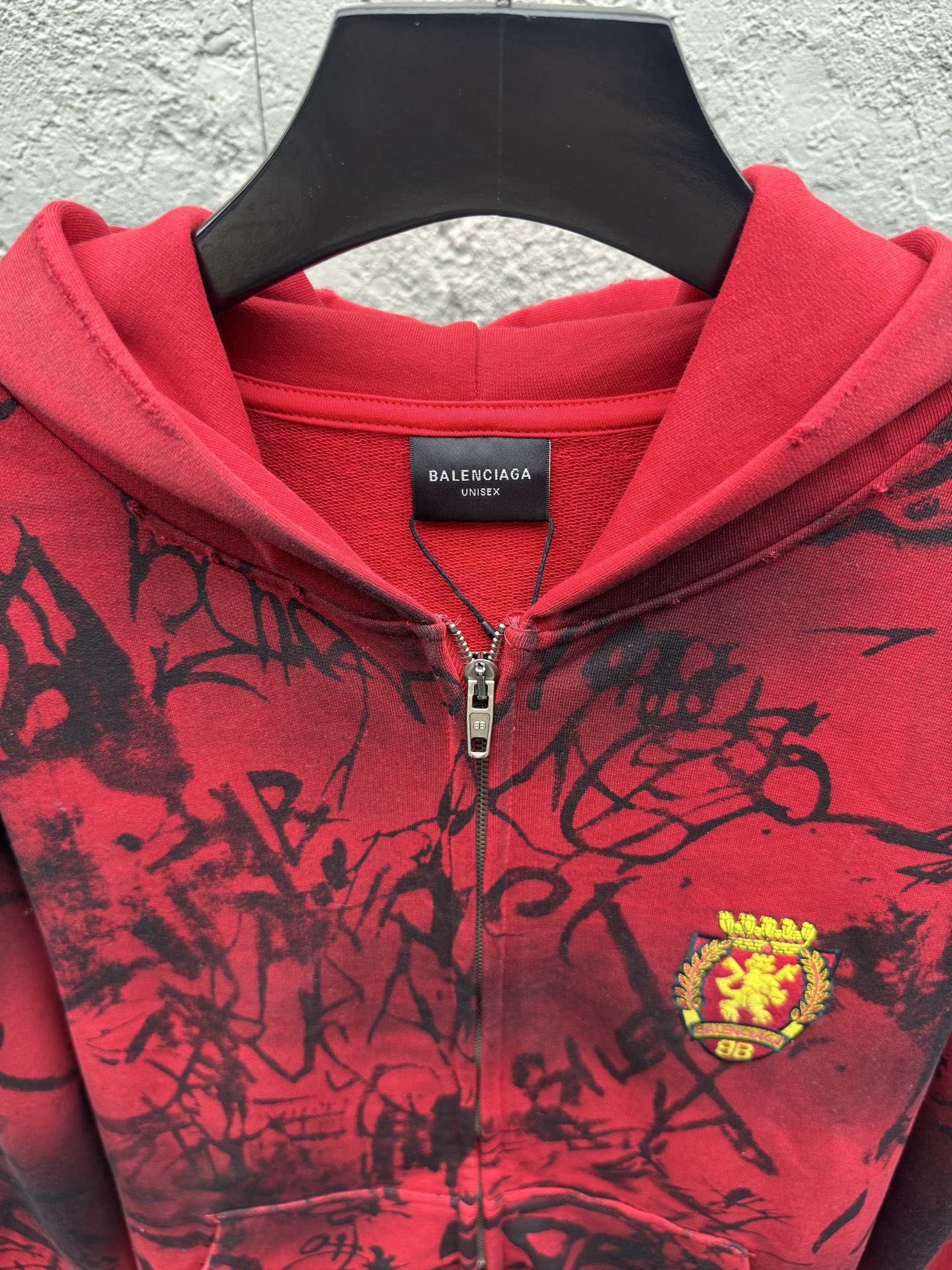 Balen graffiti-print jacket