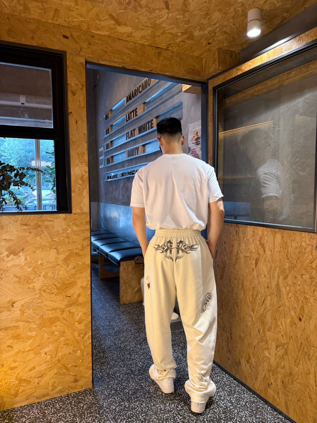 Balen graphic athleisure pants
