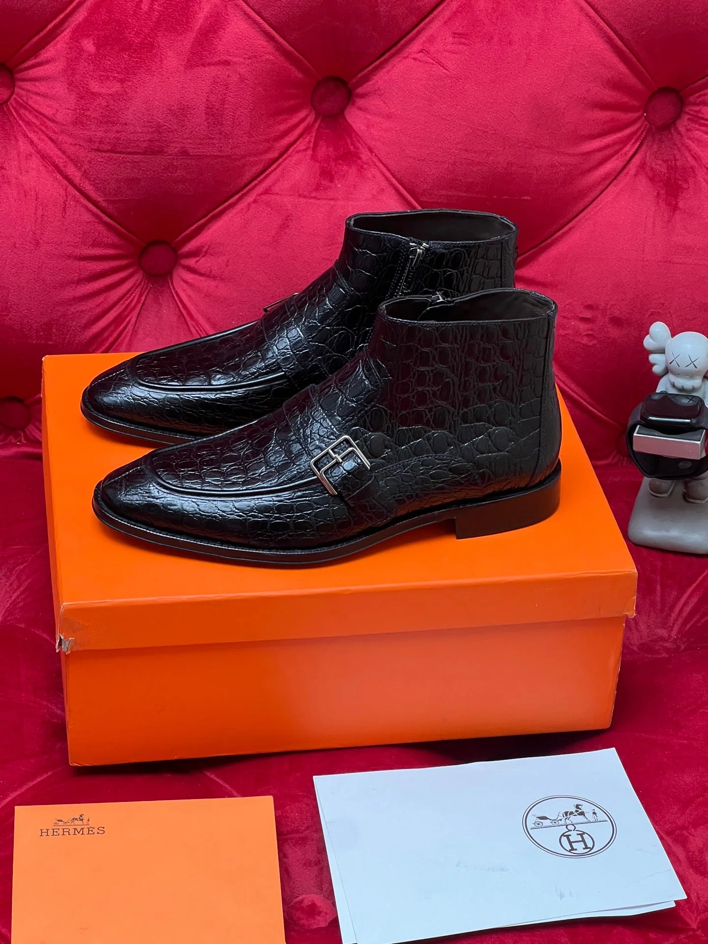 Herm leather shoes